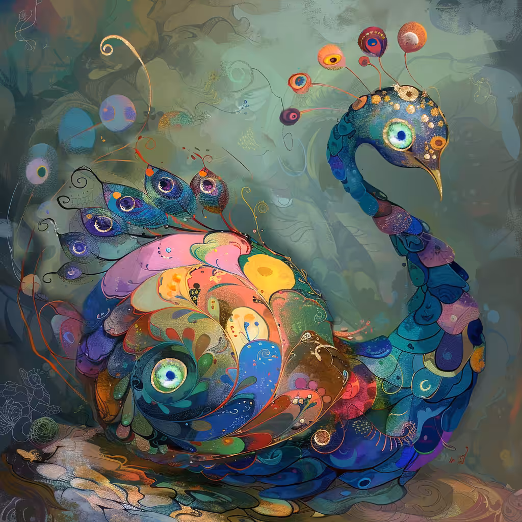 The Peacock-Snail