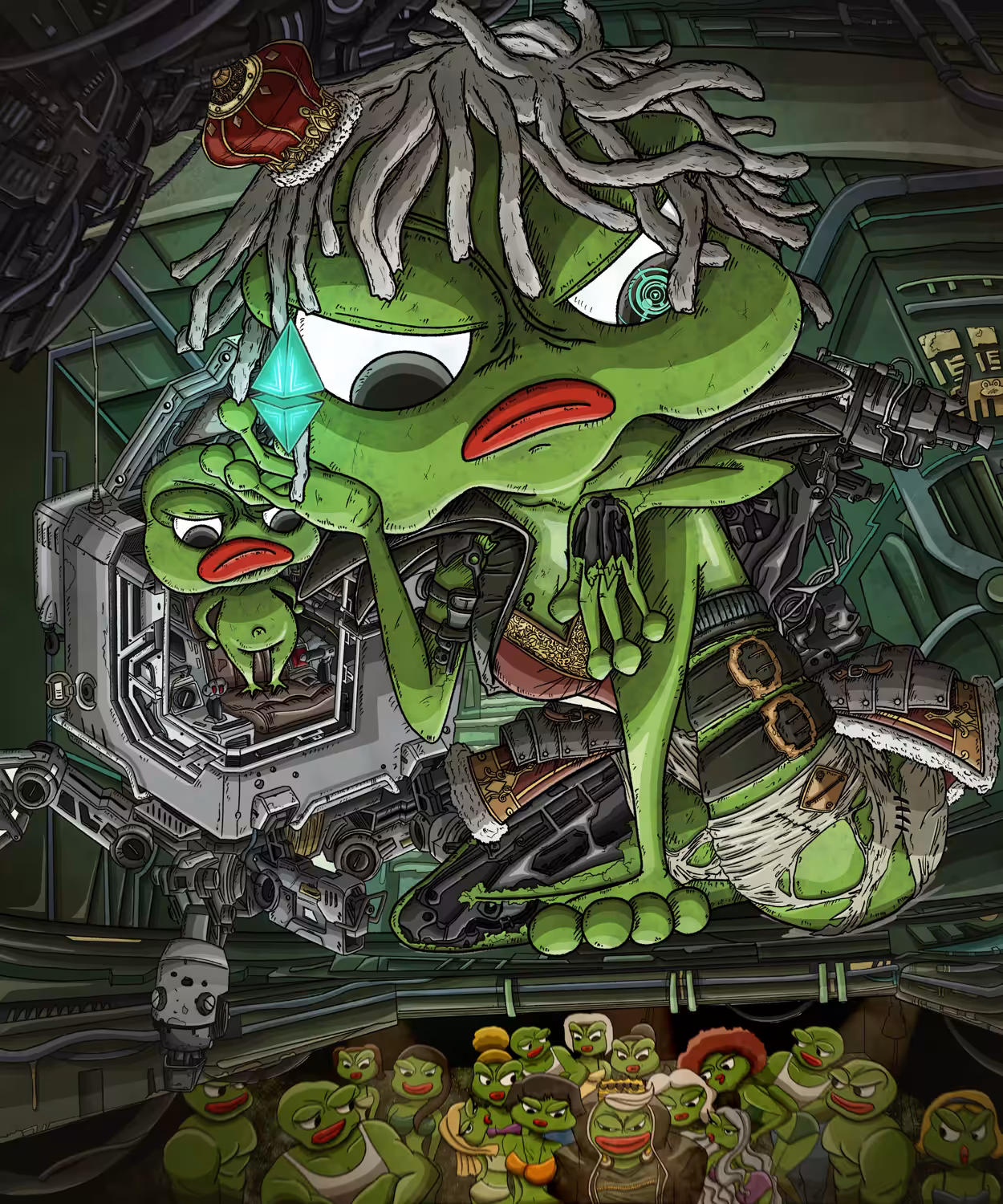 Pepe Queen of Electronic