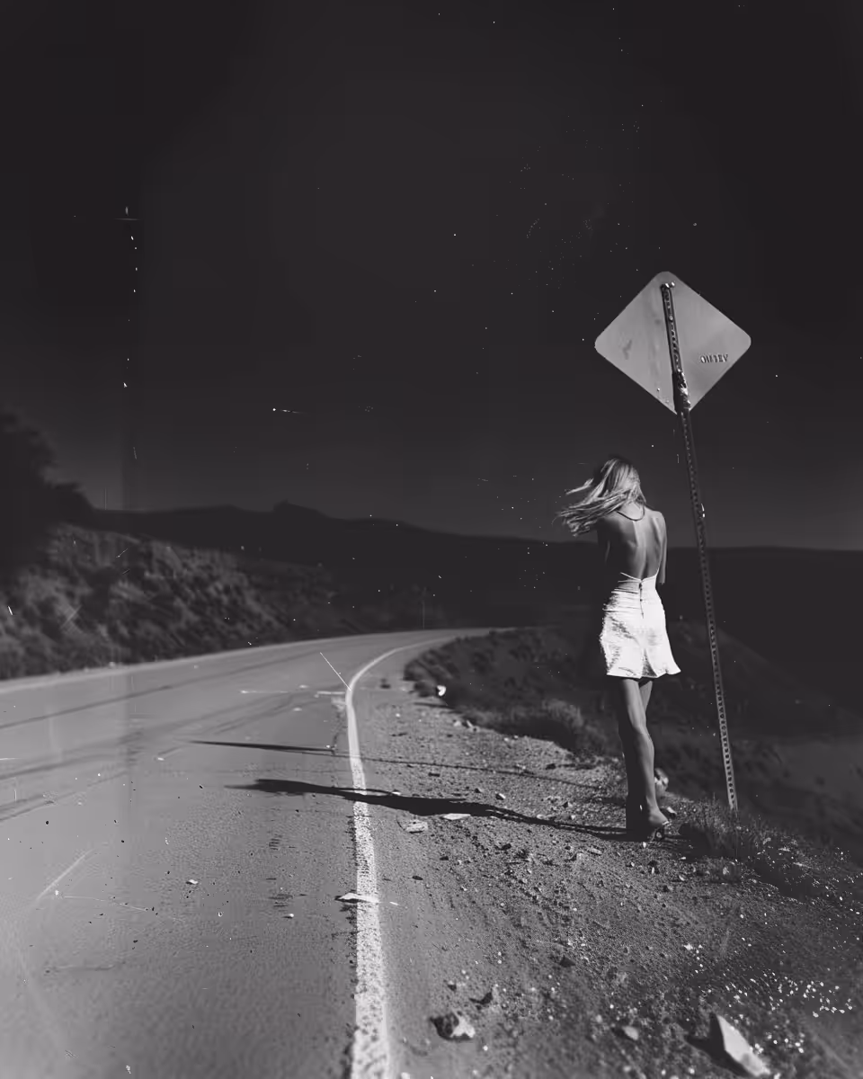You laughed when I looked back.