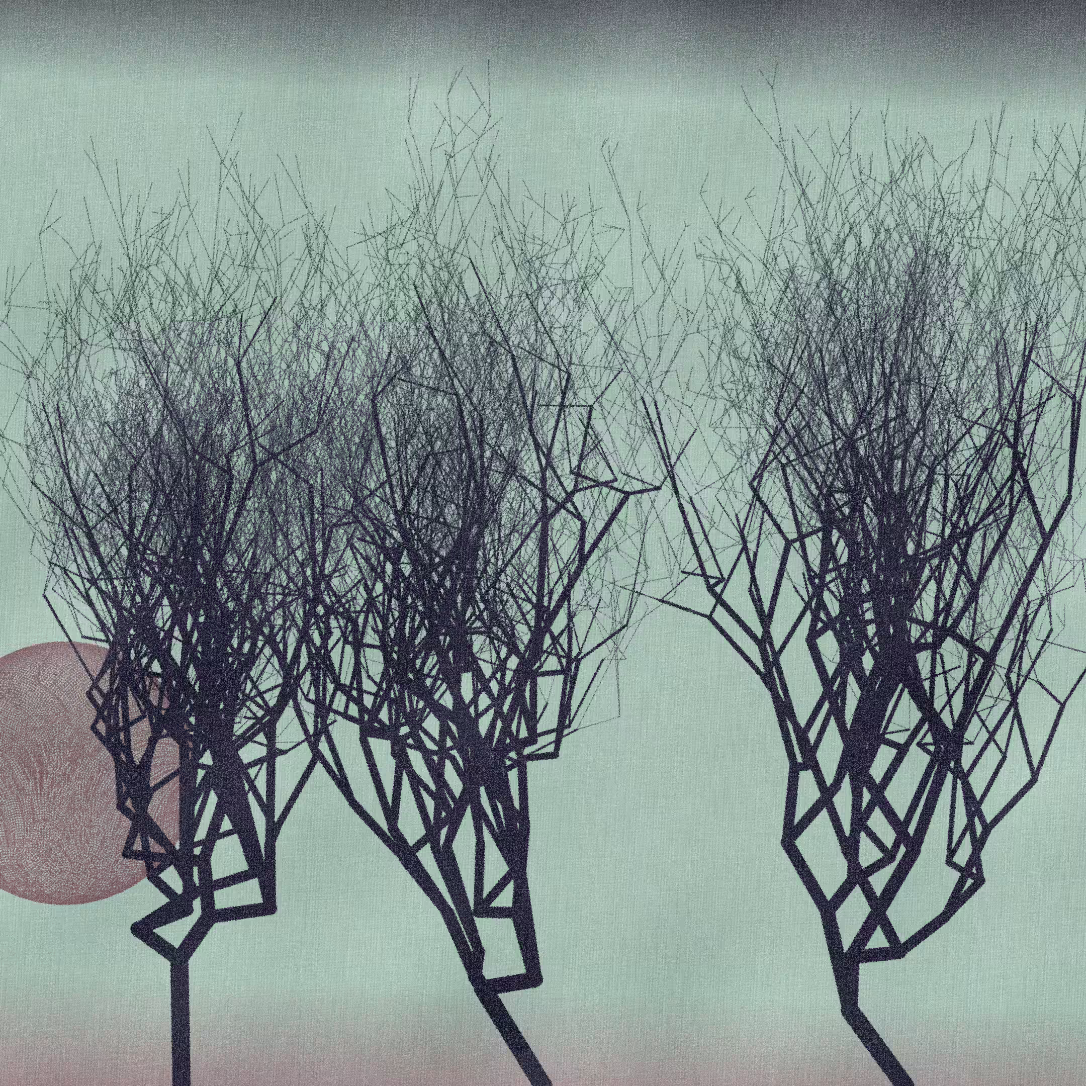Three dead trees on earth #2