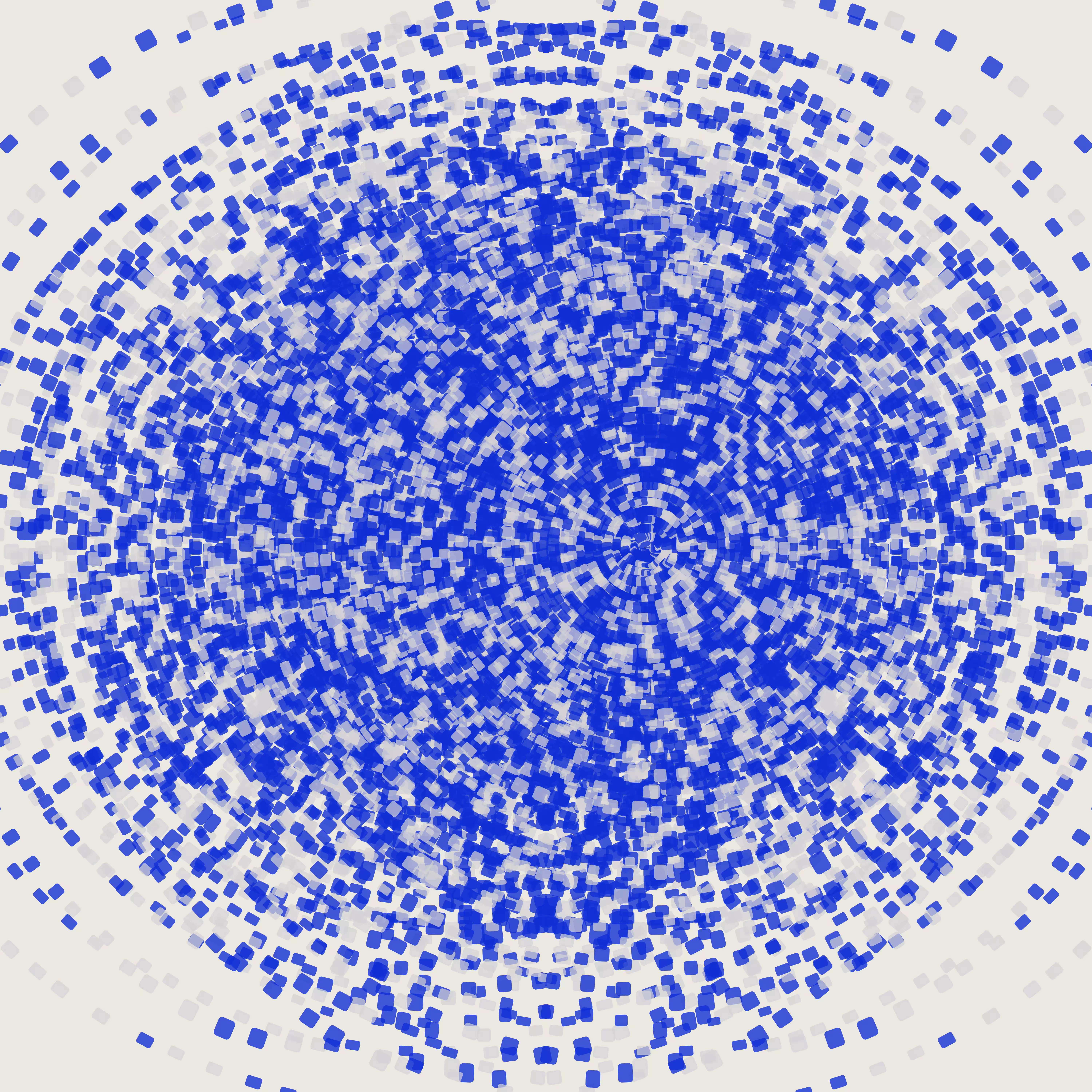 JavaScript Blue Symmetry