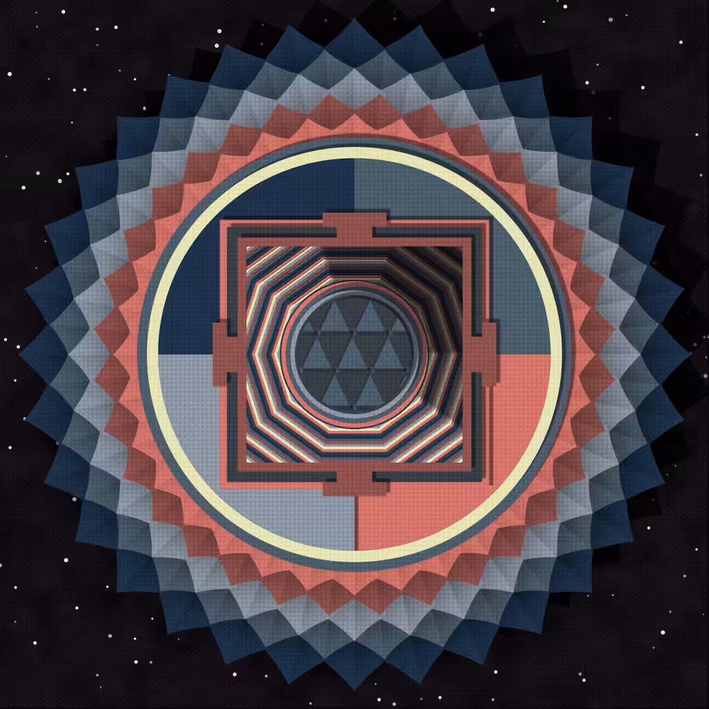 Paper Mandala #107