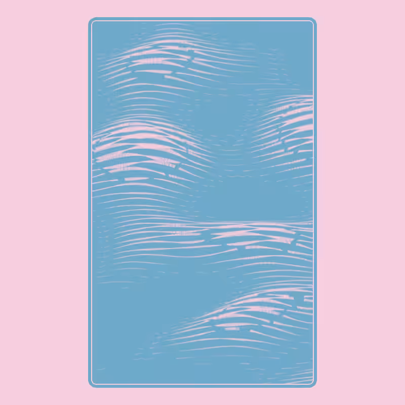 Topographic Playing Card #21