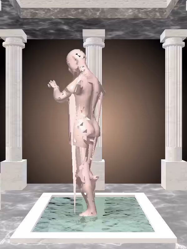 HeavenComputer: The Robotic Peach Blossom Woman #1646
