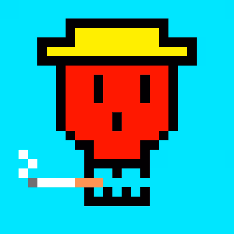 Pixel skull #3