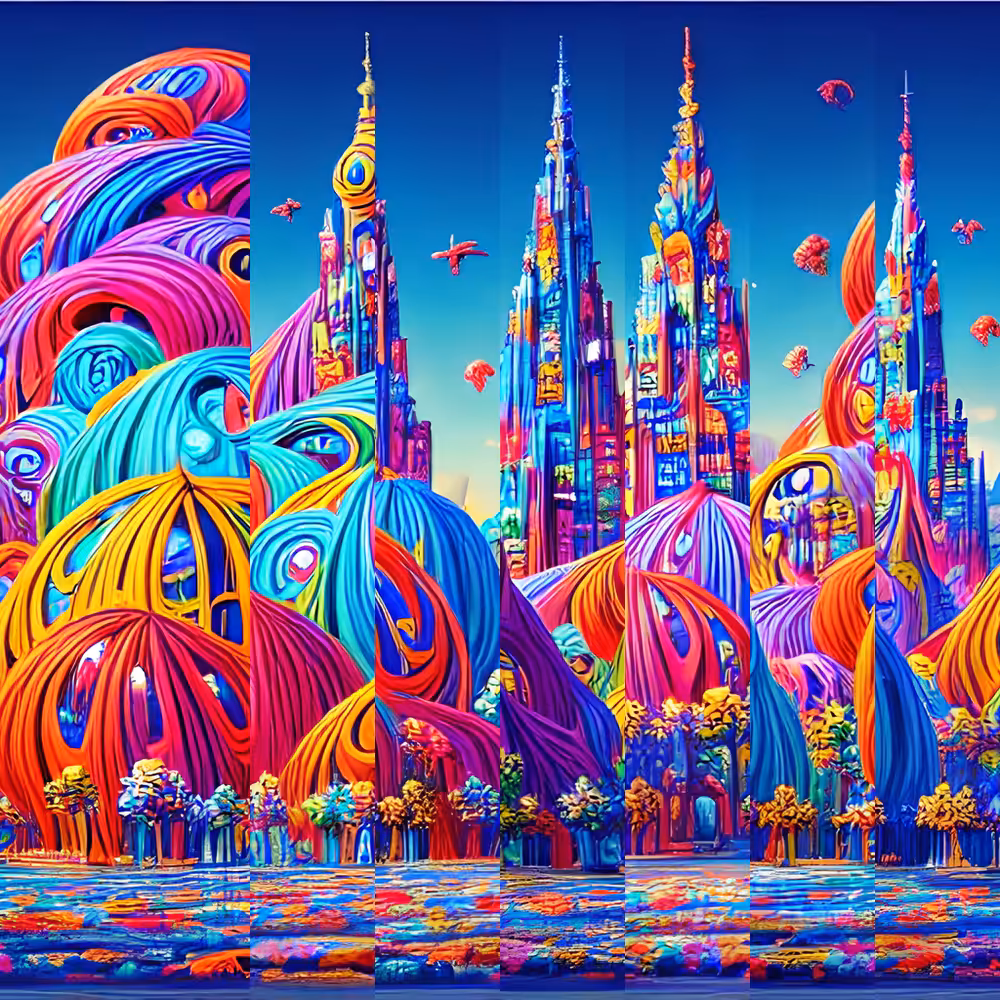 AI Psychedelic Candy #8