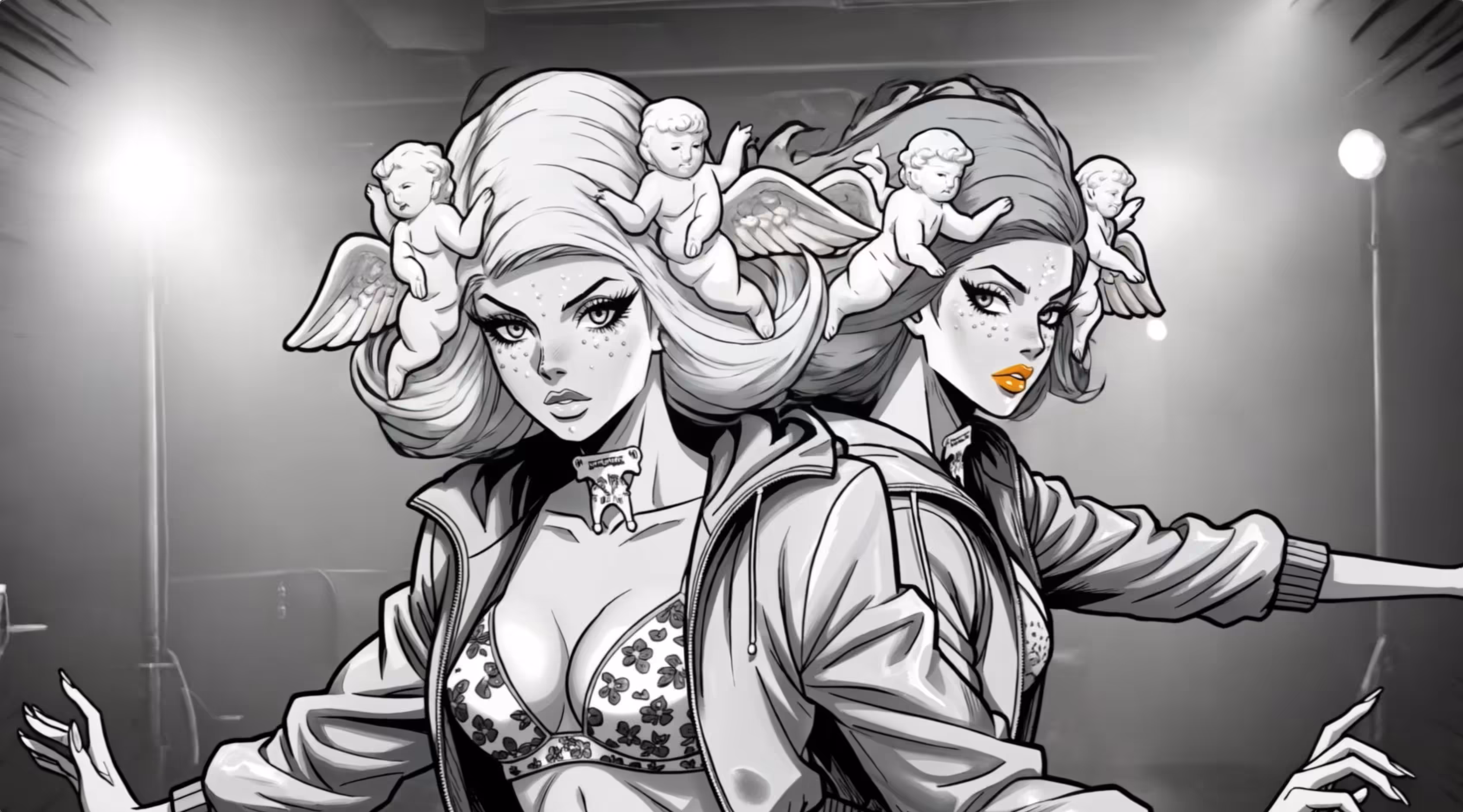 THE MANGA MACHINE - PORCELAIN ANDROIDS: Blue Cherub Girls — Manga