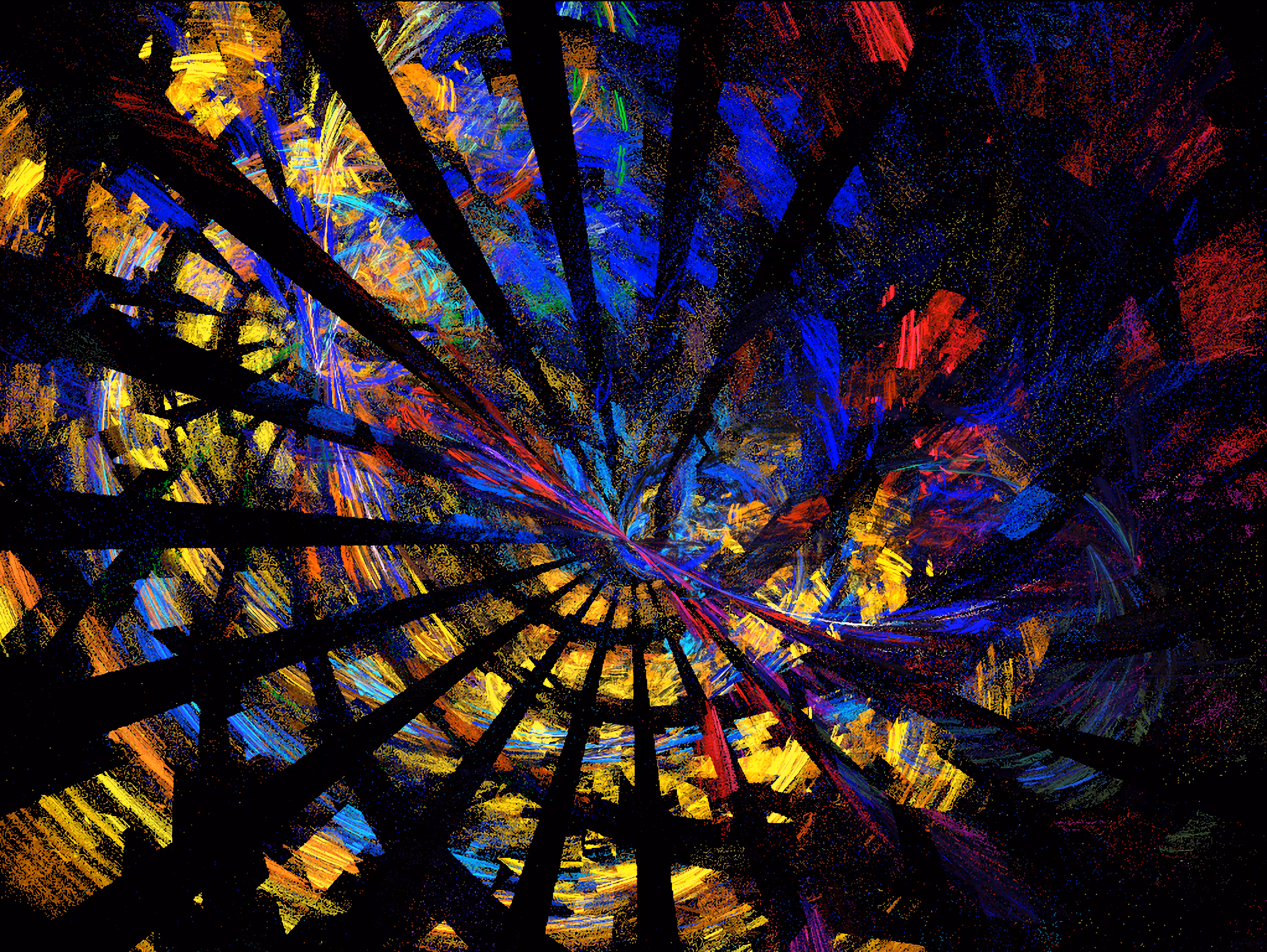 Raw Fractal Series - #075 - Warp Drive