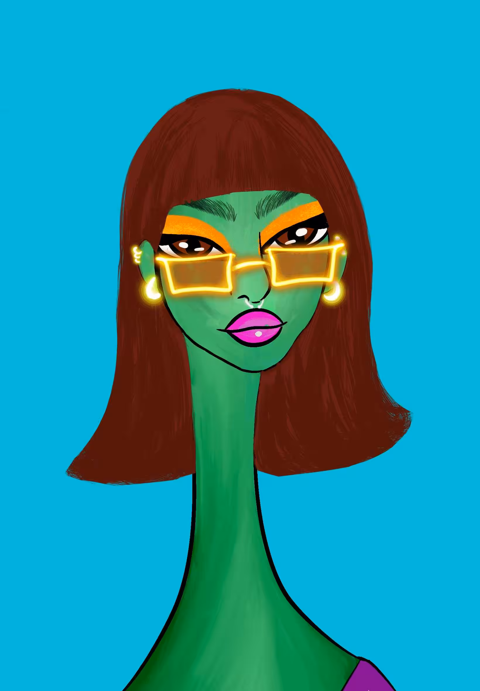 Long Neckie Ladies: Long Neckie Lady #2272