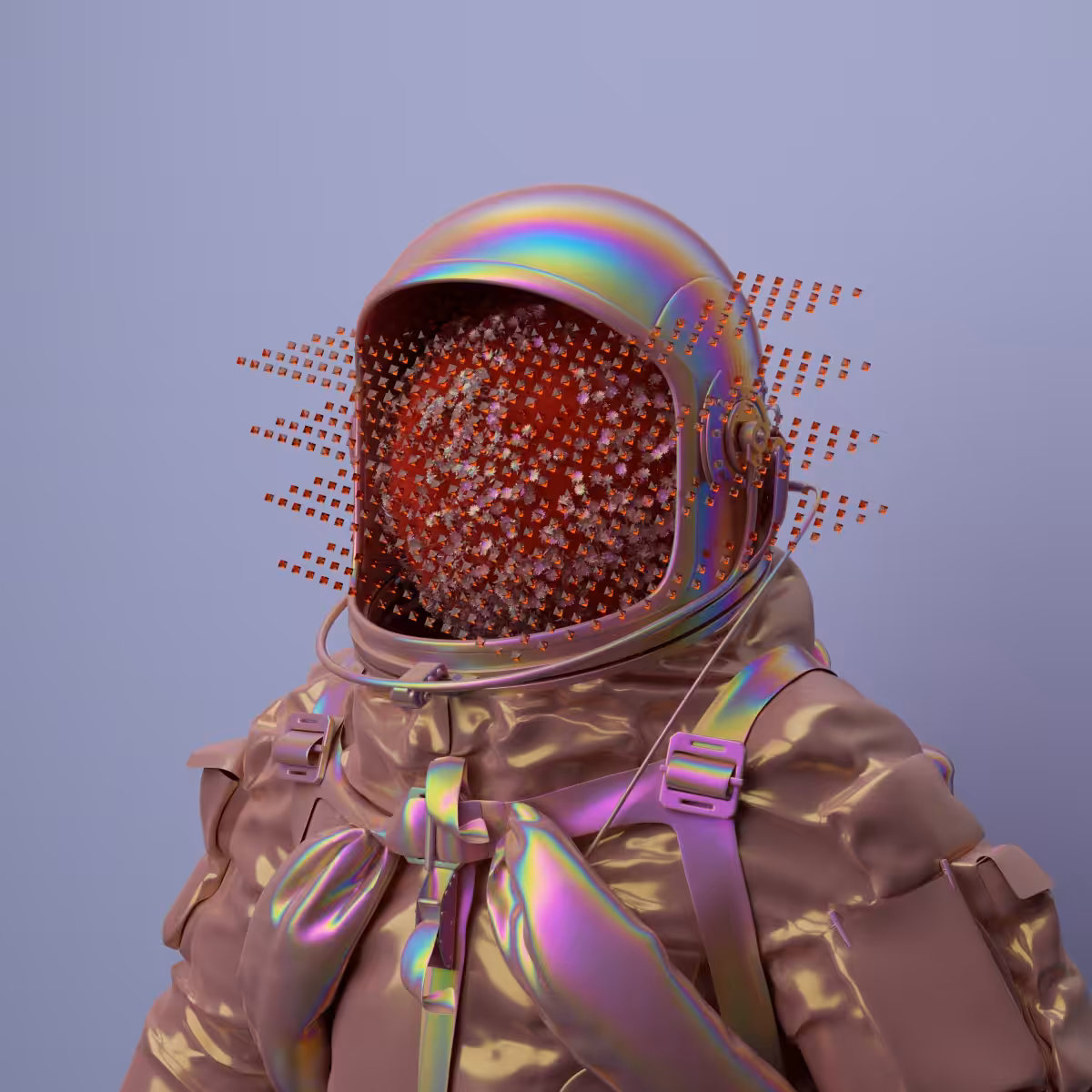 Portrait photograph from space man No.19