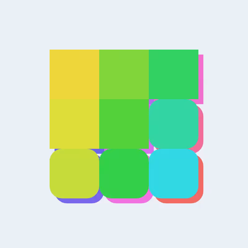 Colored blocks
