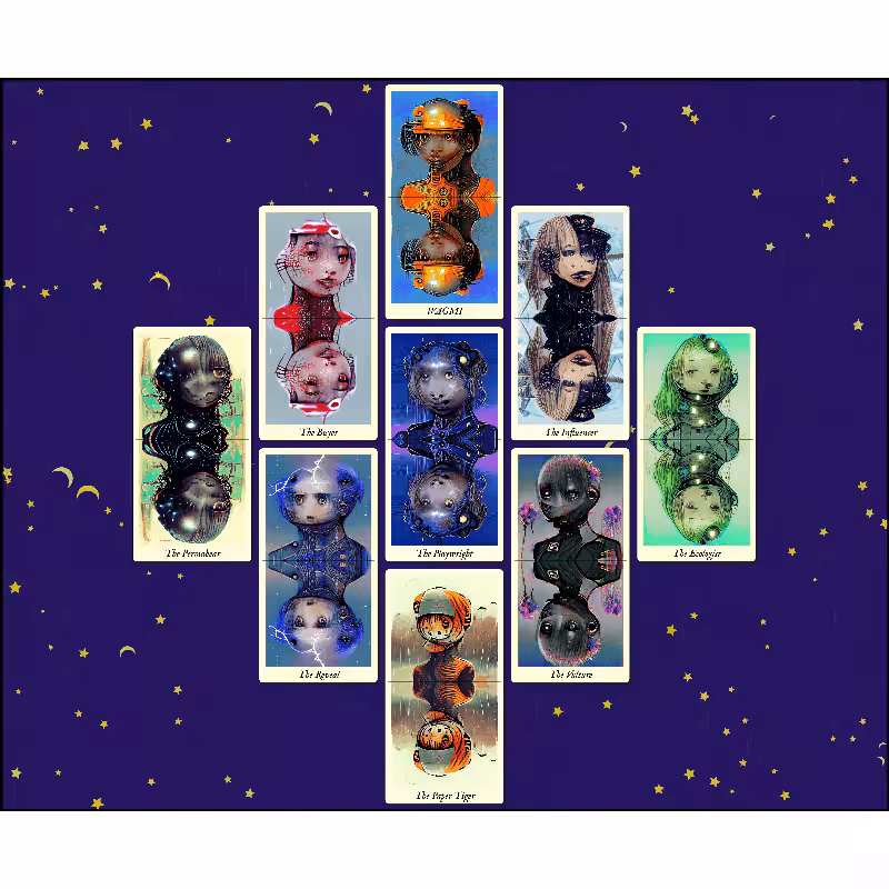 Reflexions - the fxhash tarot #40
