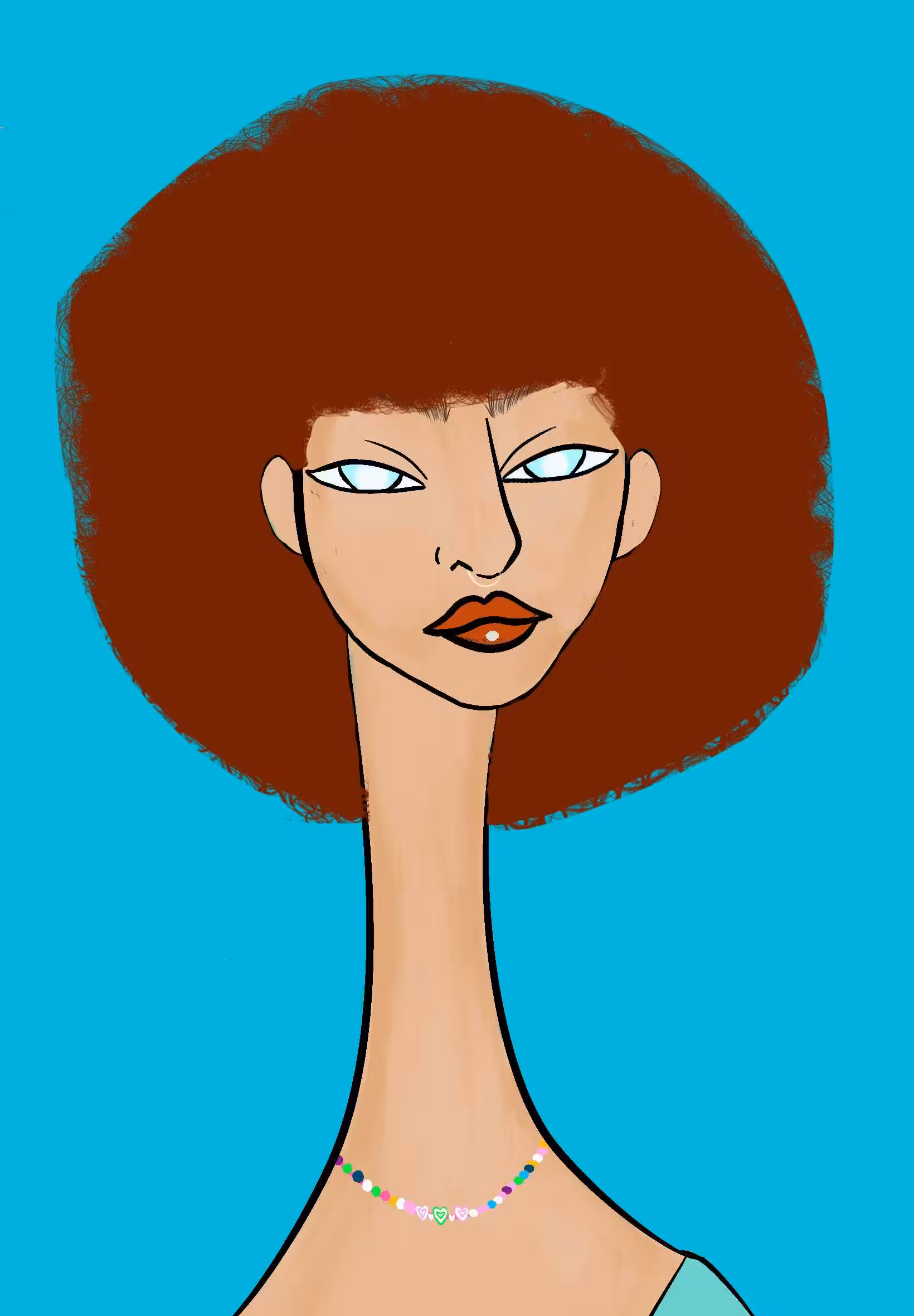Long Neckie Lady #1168