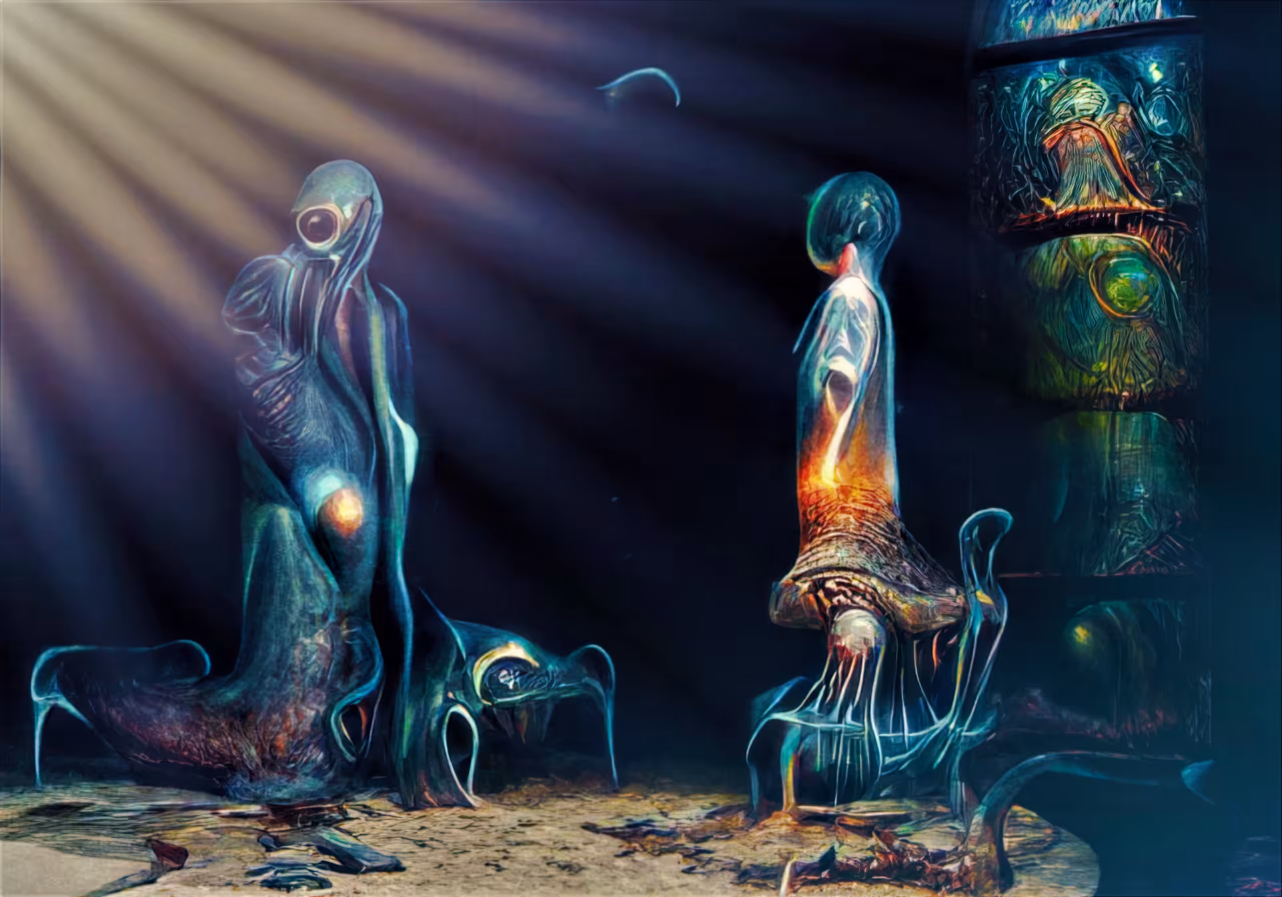 The boy and the squid king