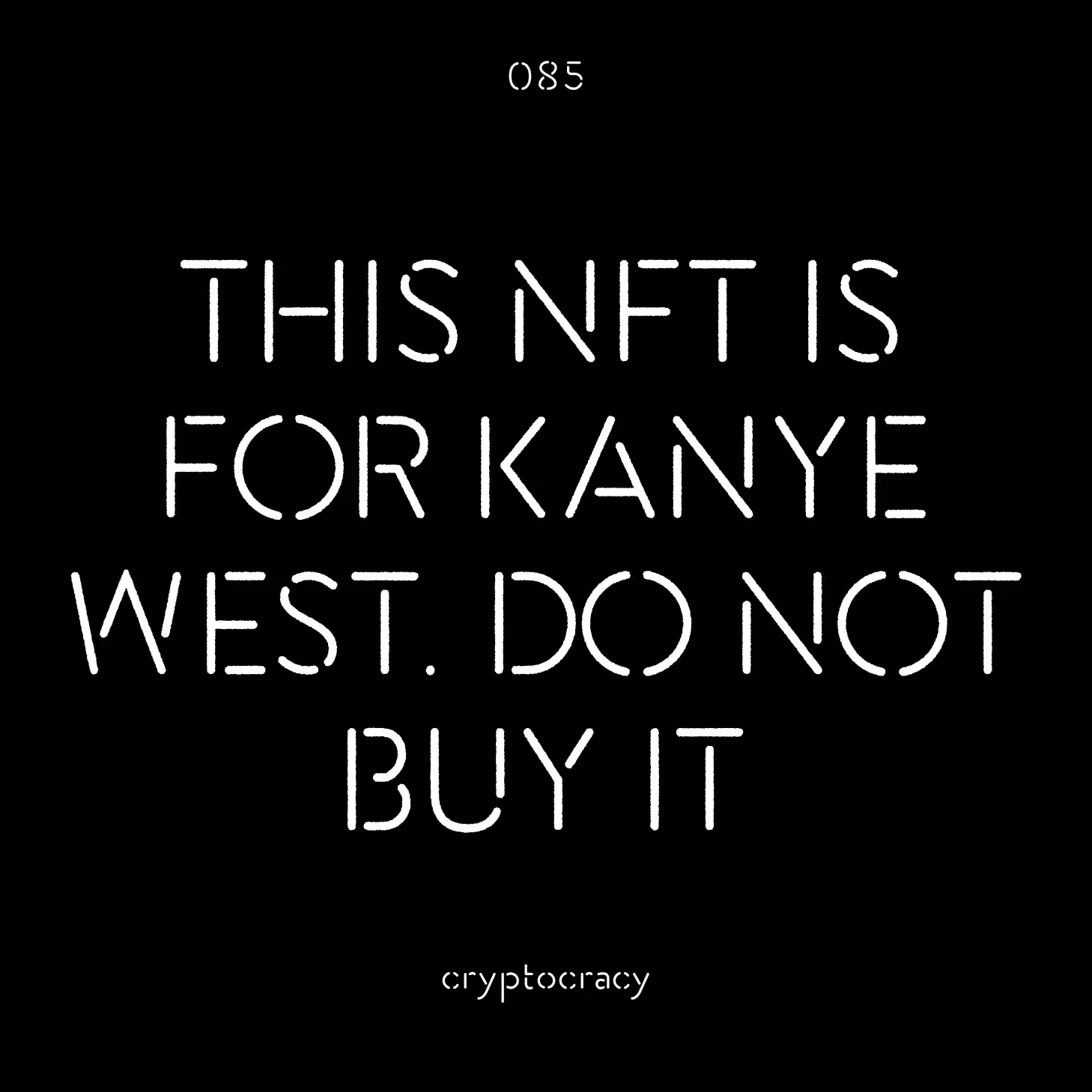 #85 CRYPTOCRACY