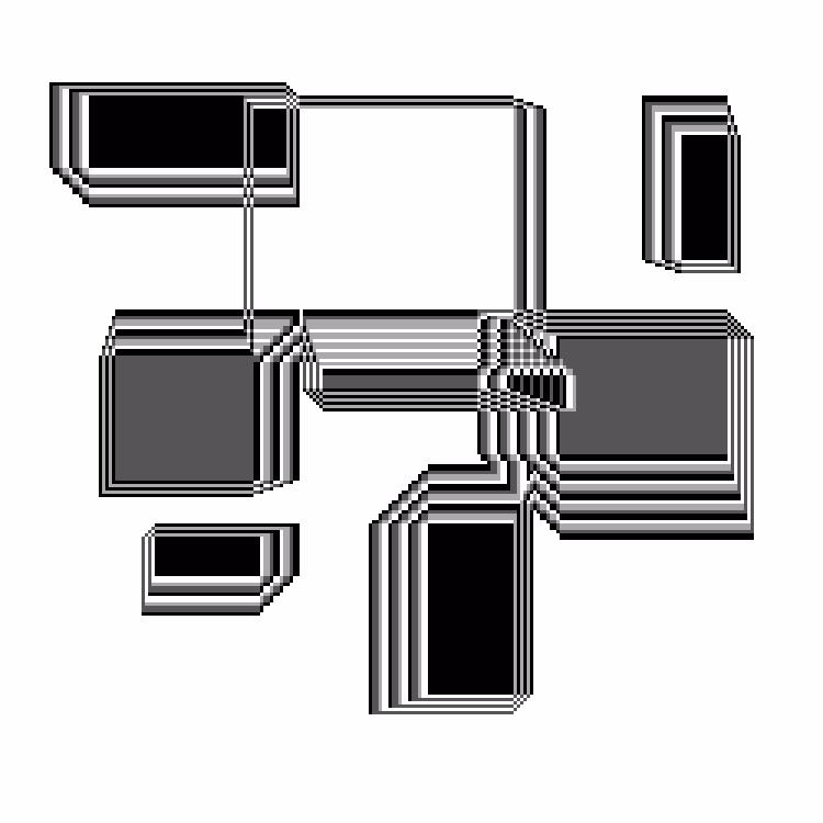 Superimposed Rectangles #26