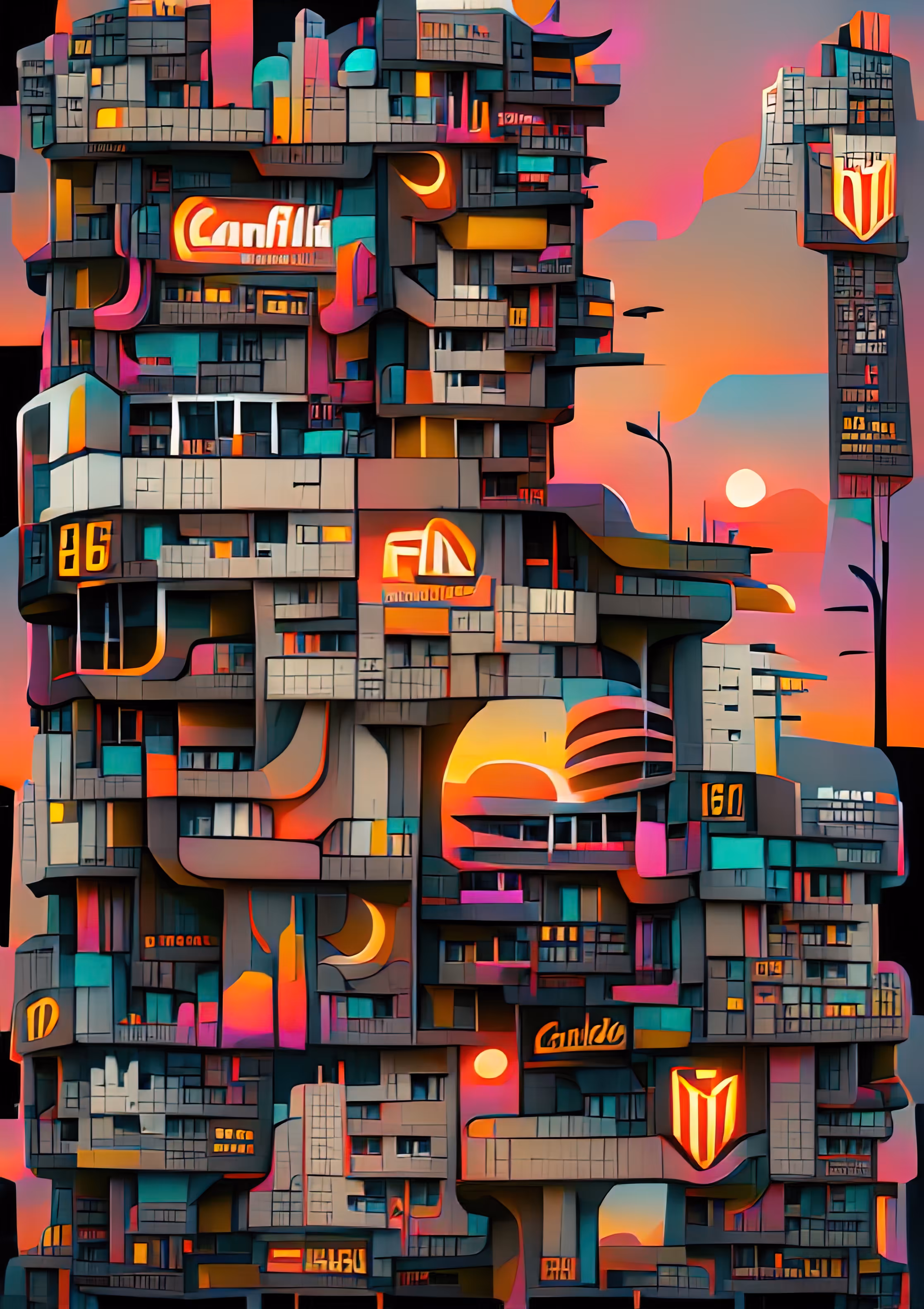 Cyberpunk Sunset