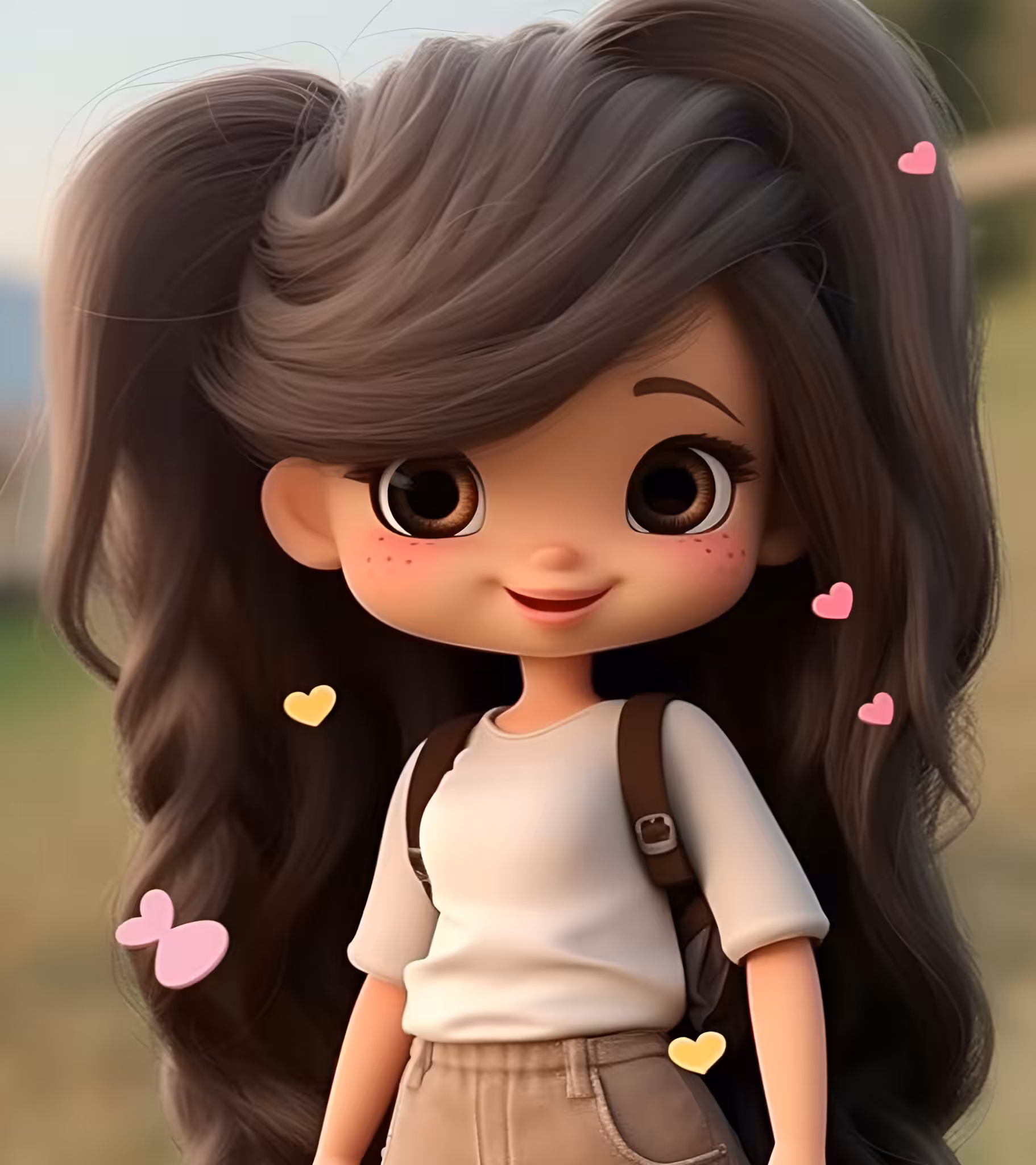 Cartoon girl #4