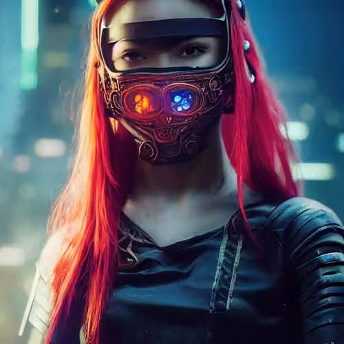 Young Cyber Samurai