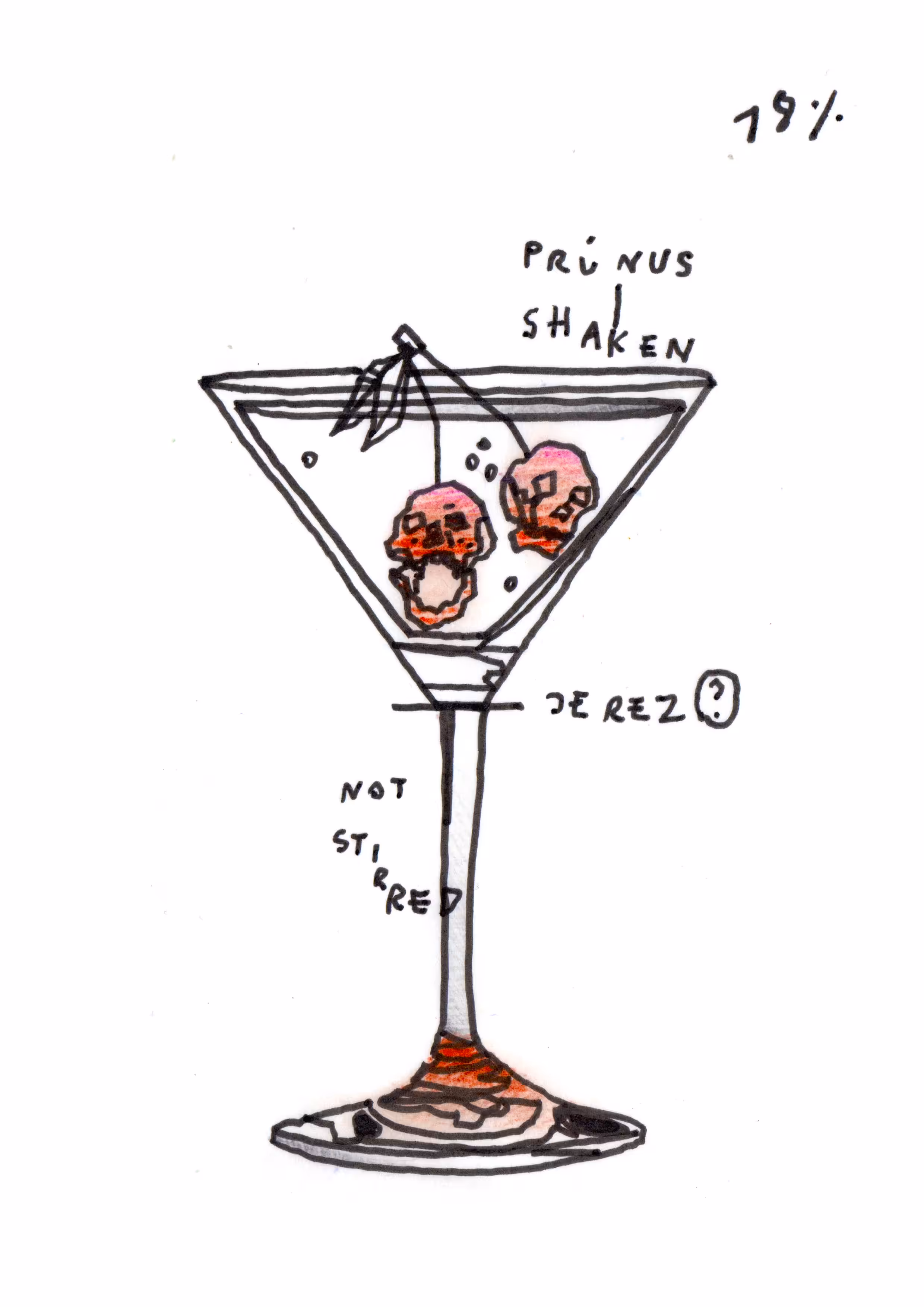 Ice Cold Drinks – Martini (Cherry)
