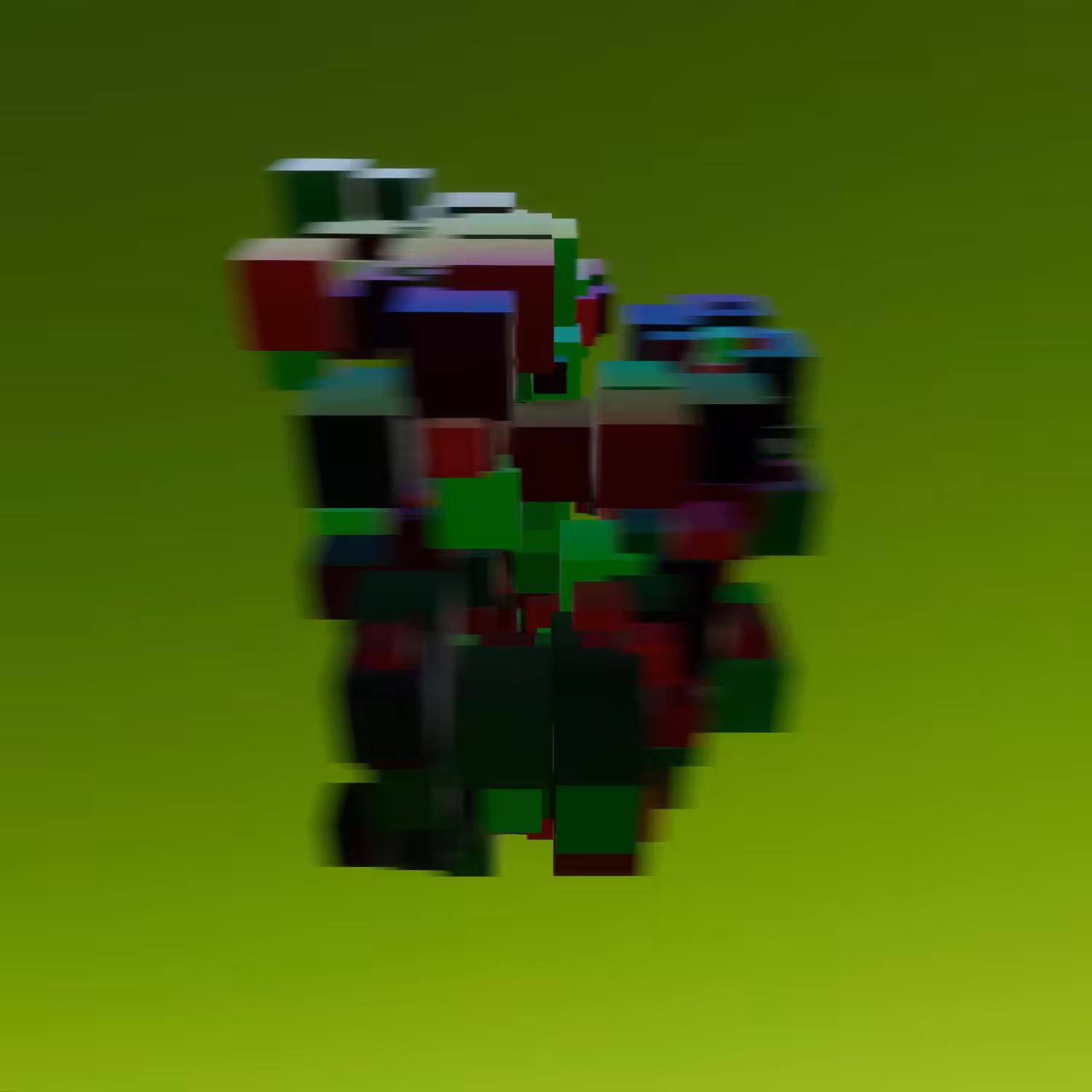 Iridescent Cubes #0006