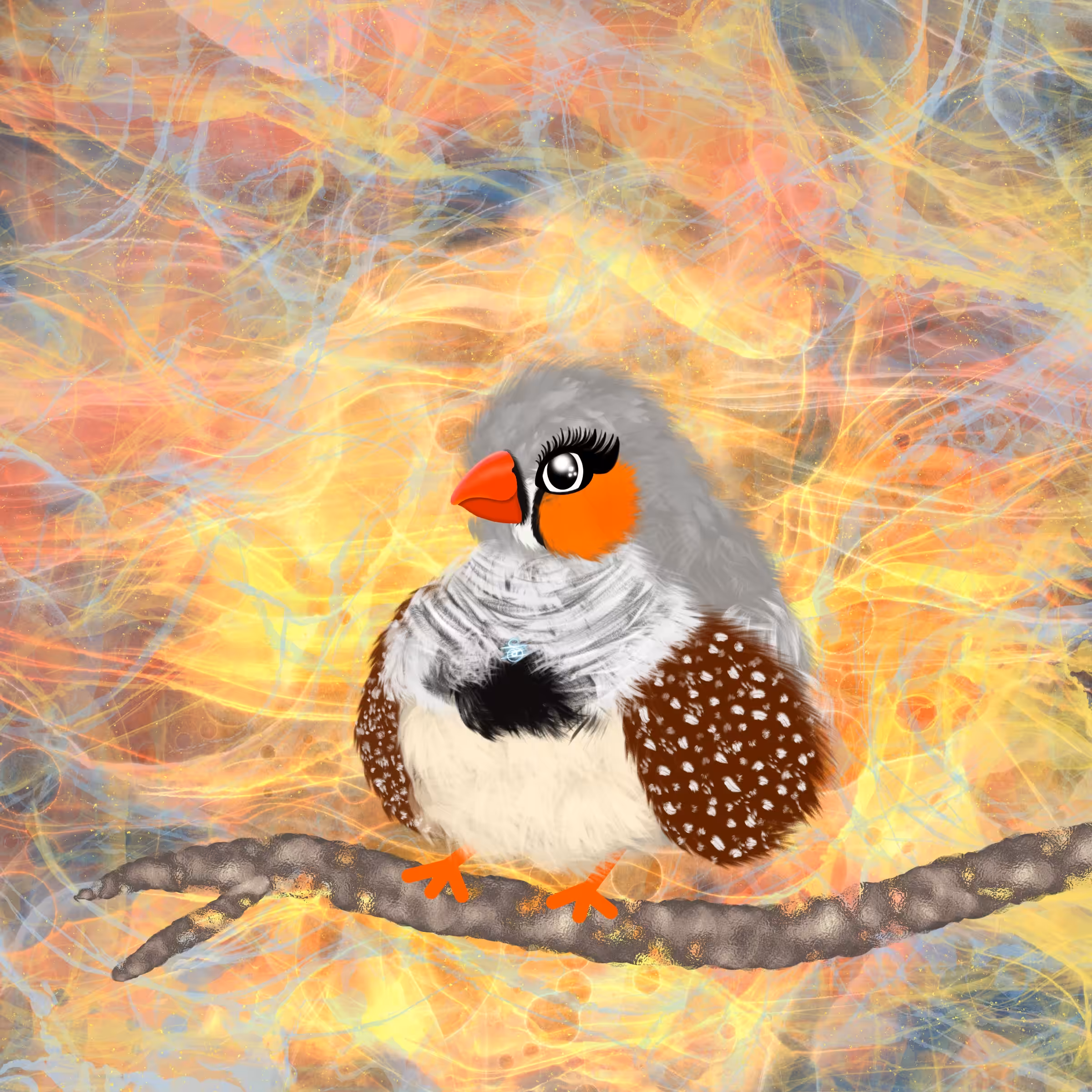 Zebra Finches Bird
