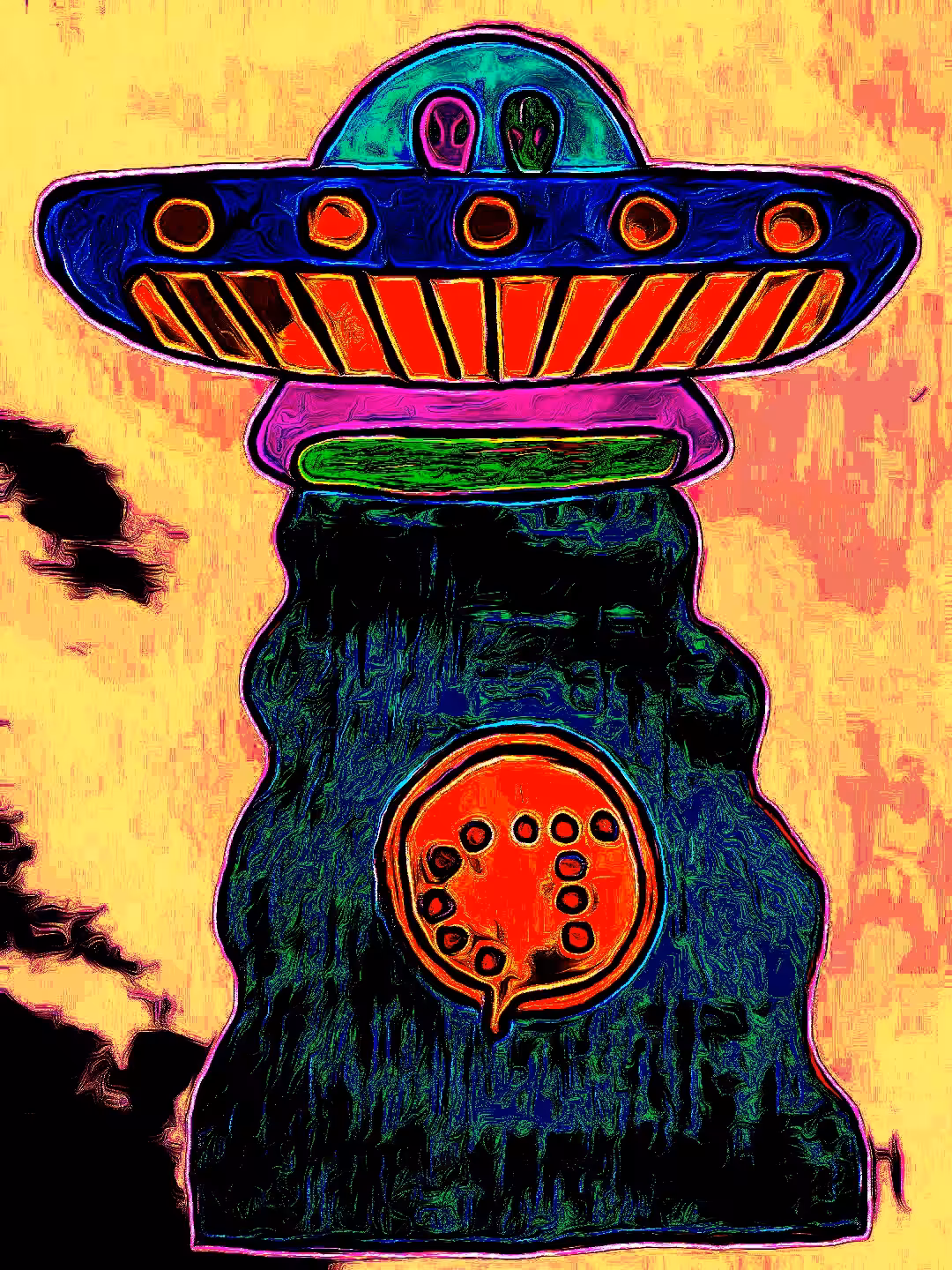Aliens Stealing the Crypto Twitter pizza