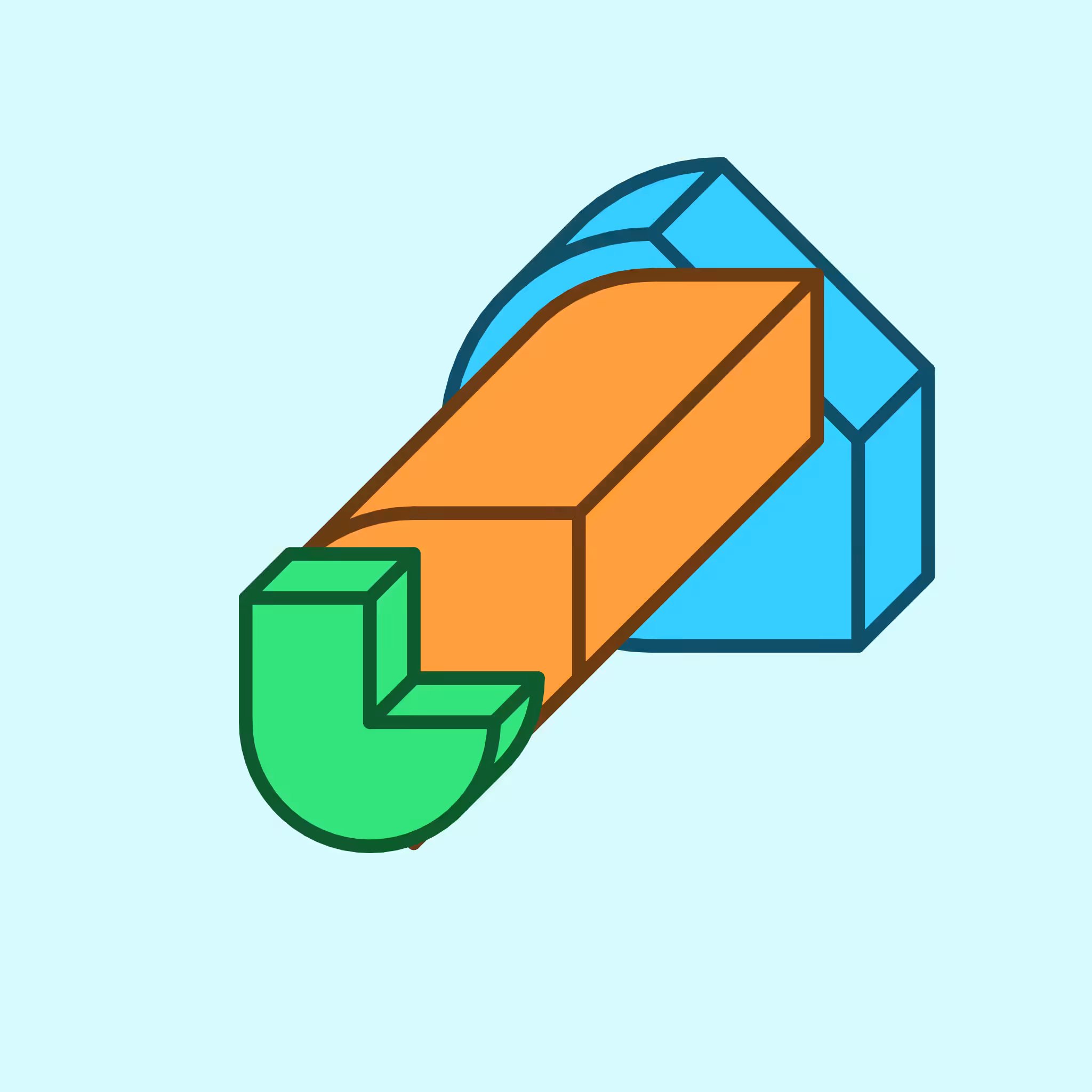 Calm shapes #1025