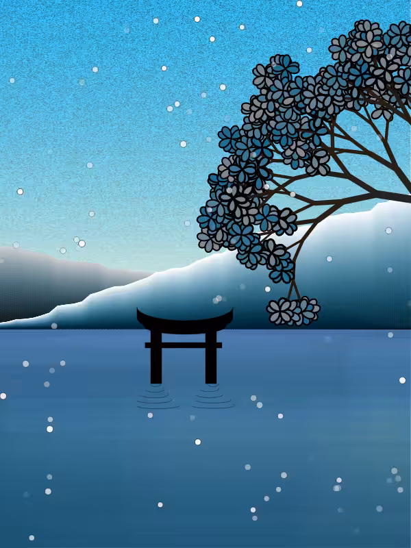 Winter morning in a village near Tokyo #20