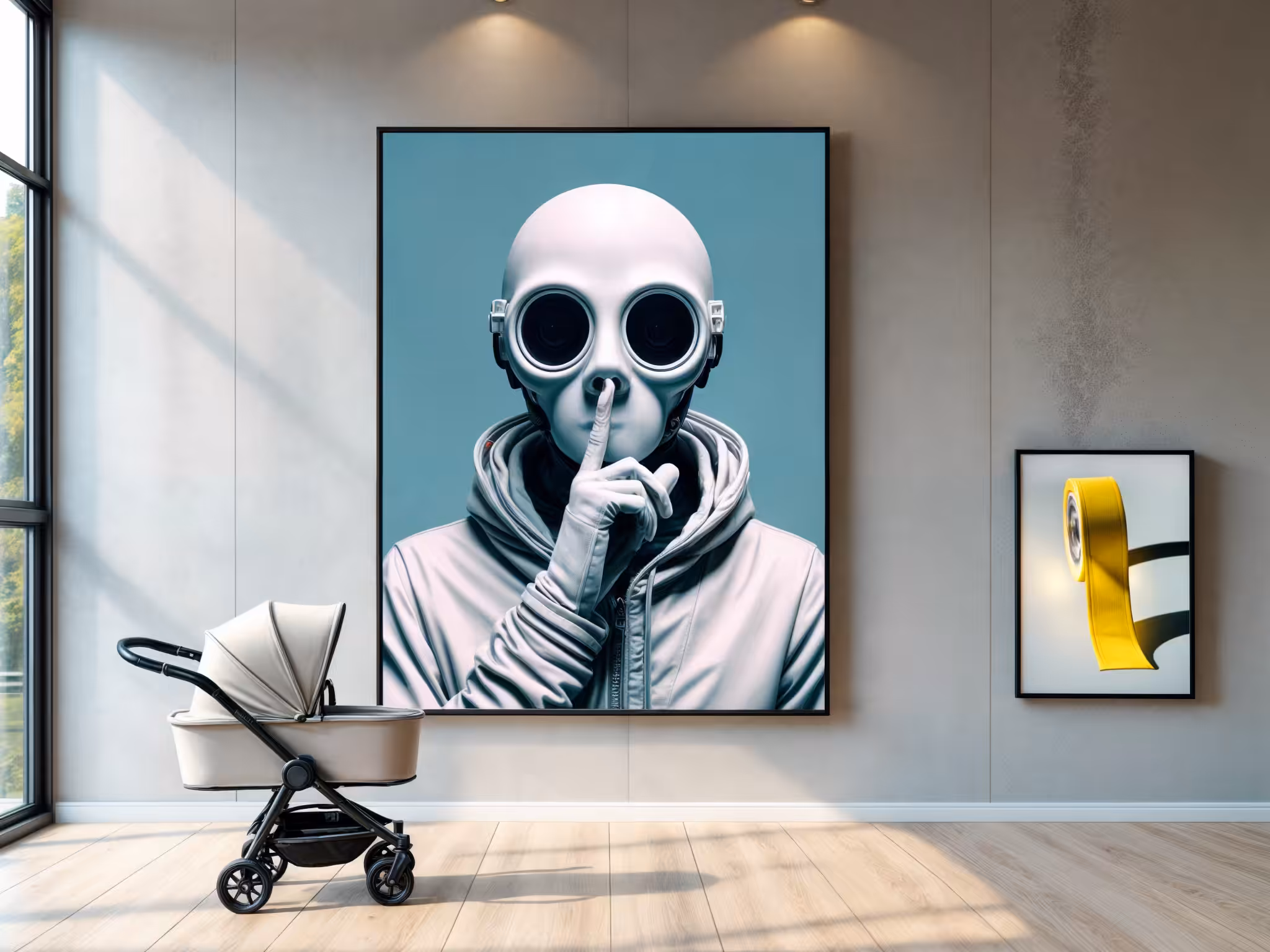 Shhh, you'll wake the baby