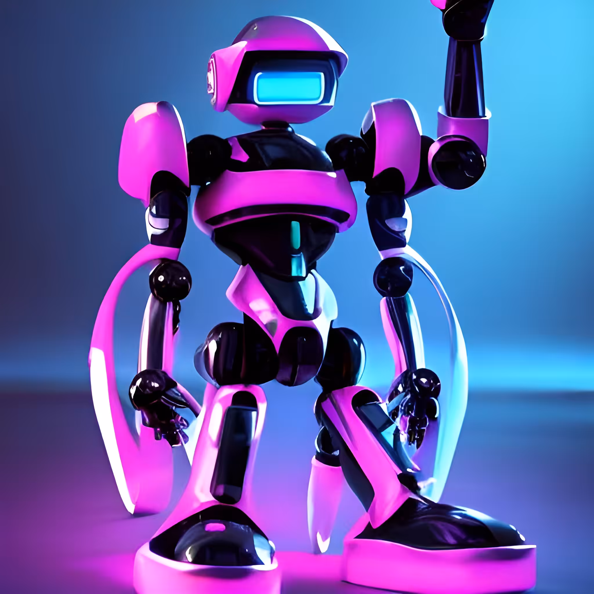 Neon Art: Robot