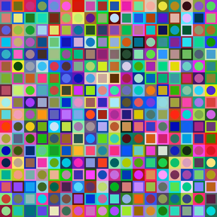 Square Dot Composition #213