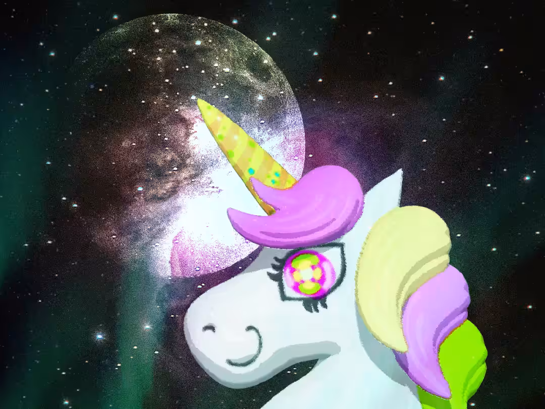 Unicorn To The Moon