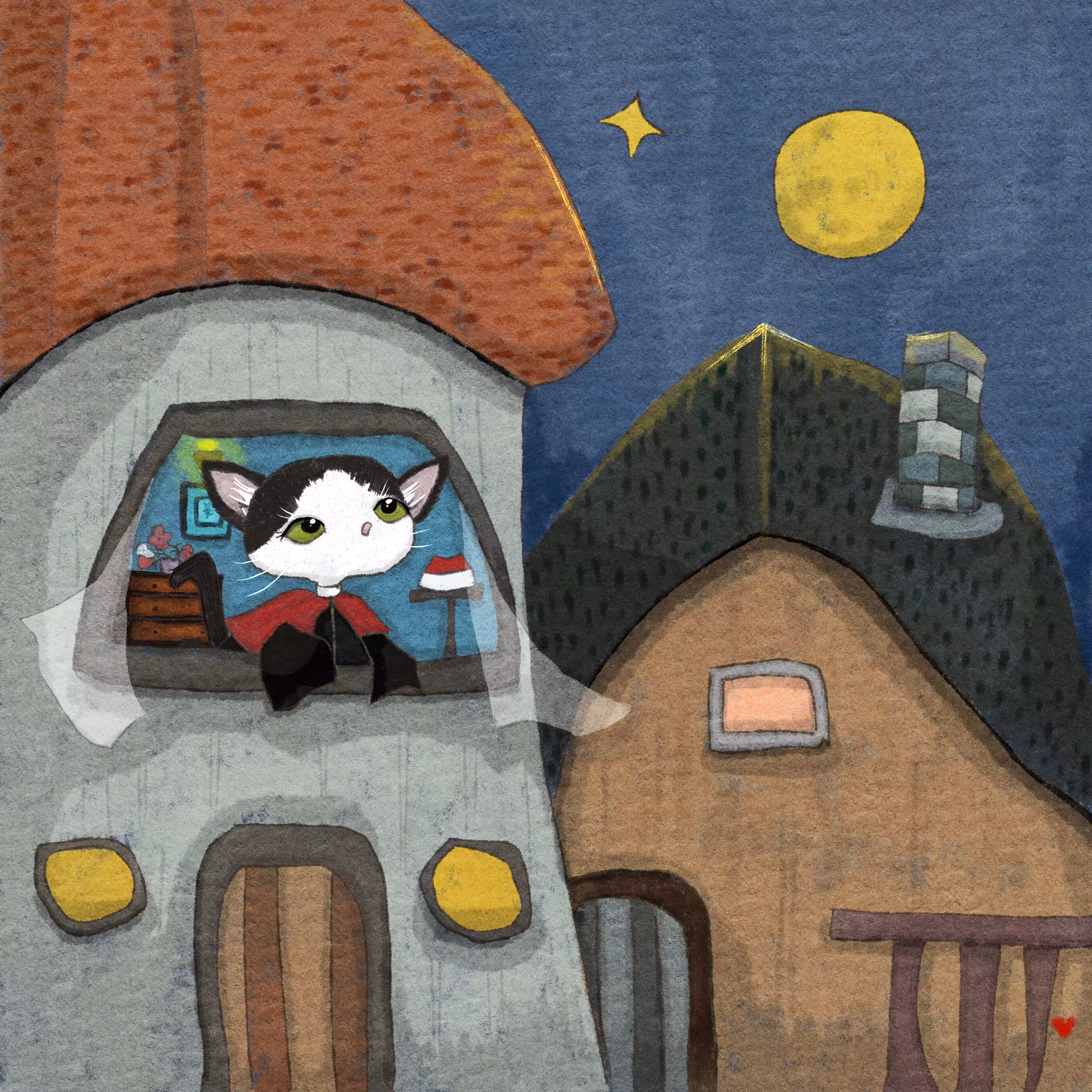 JivaCAT Artworks #12:I found my house