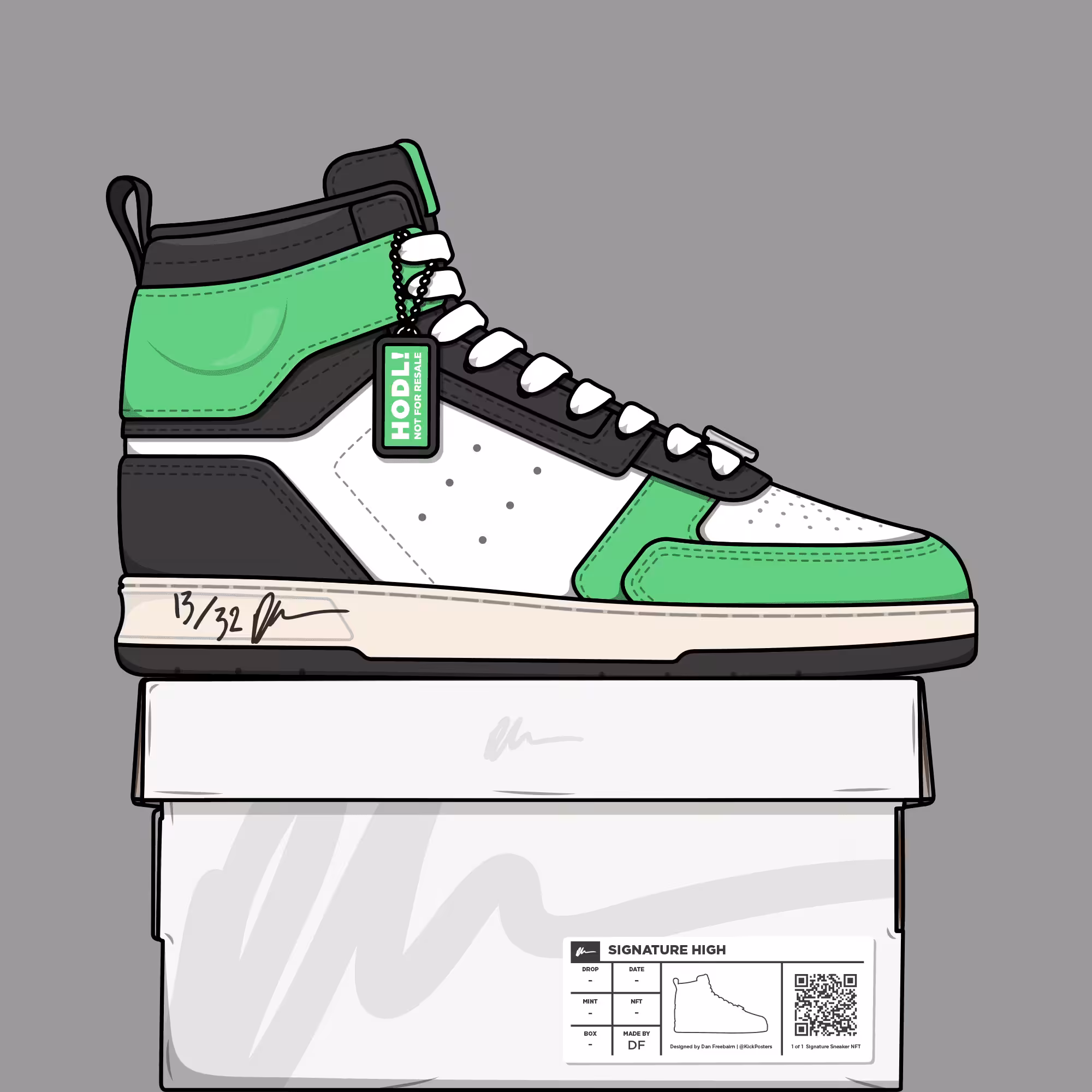 Signature Sneaker High 'Spectrum' - #13