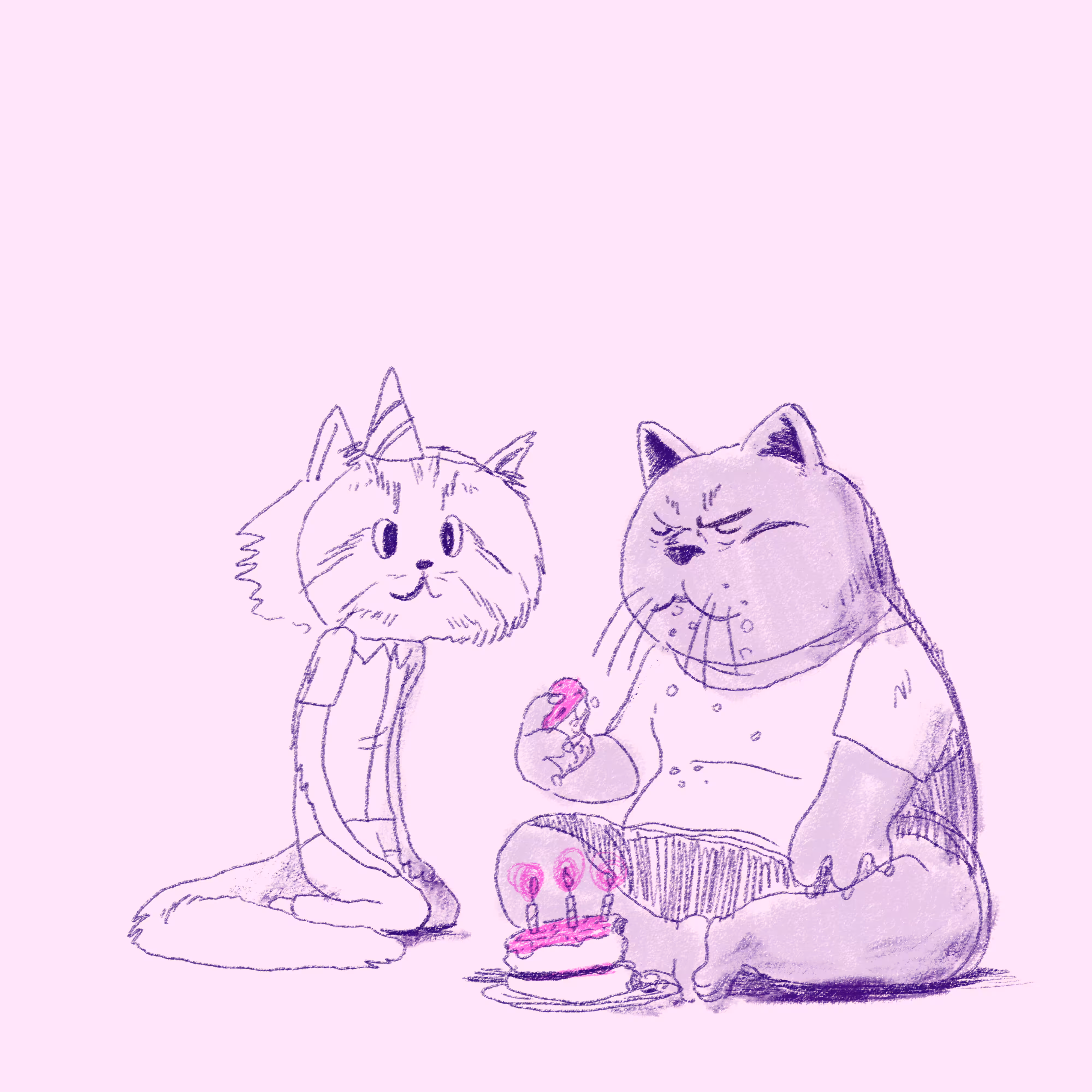 Crayon Mocha's Birthday