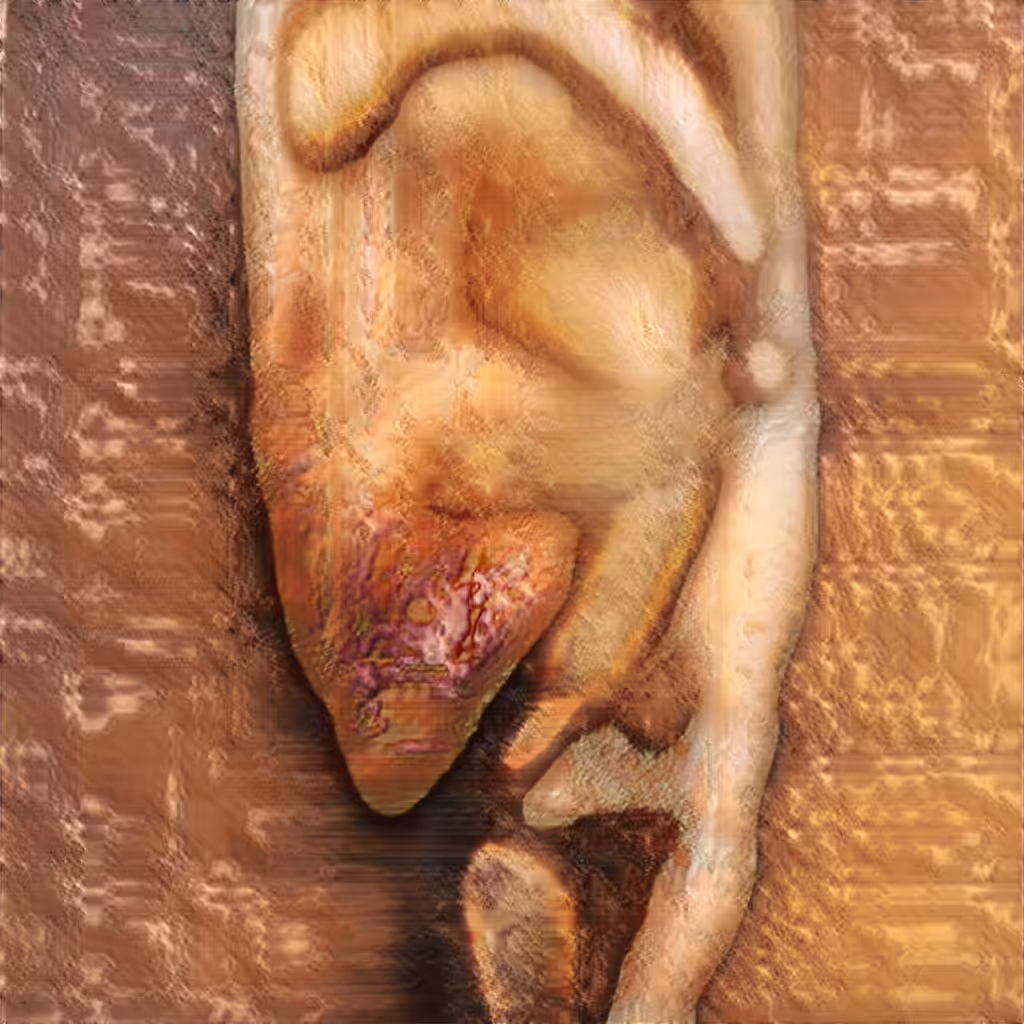 AI Generated Nude Portrait #7 Frame #212