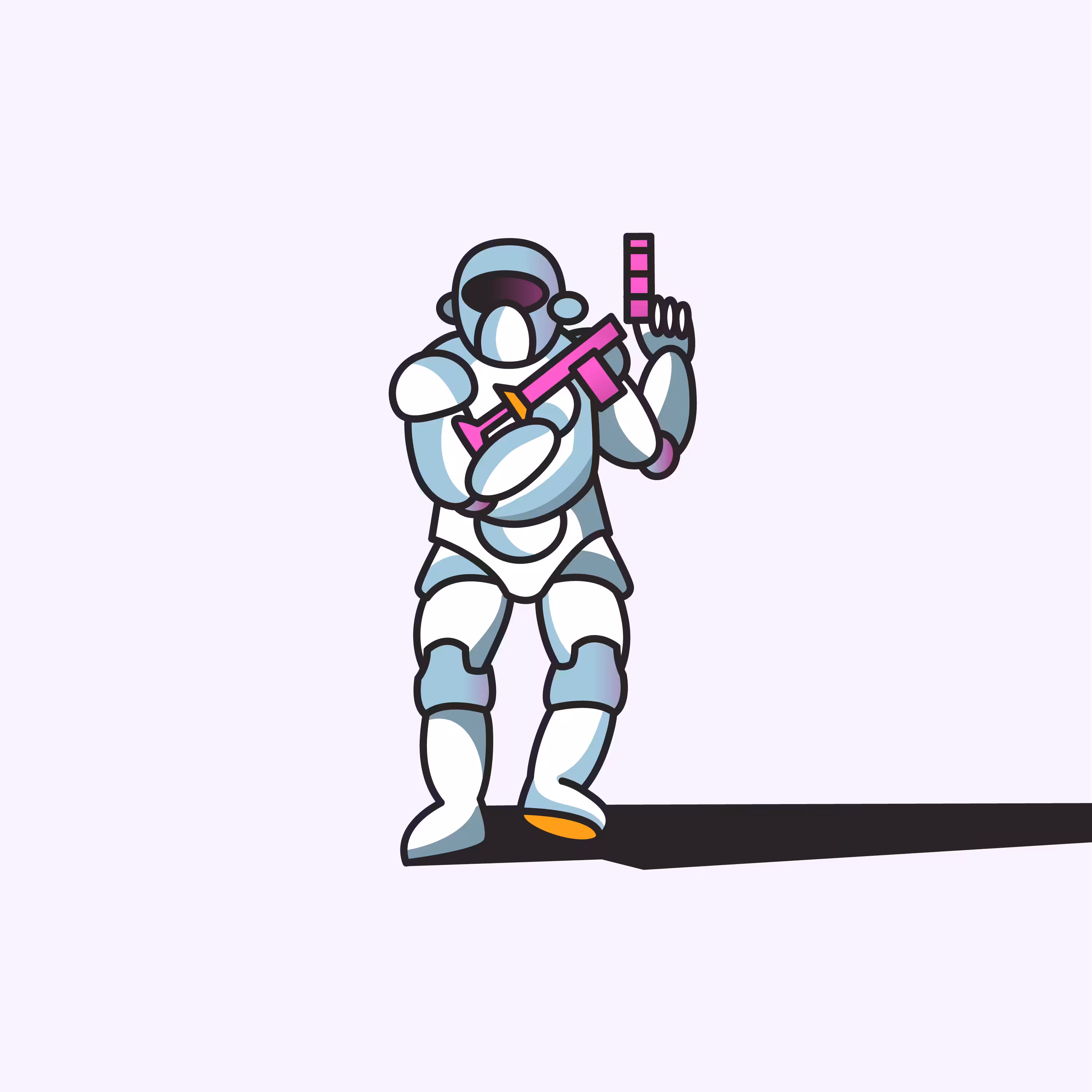 Bustin Jieber's 9ft tall toy soldier