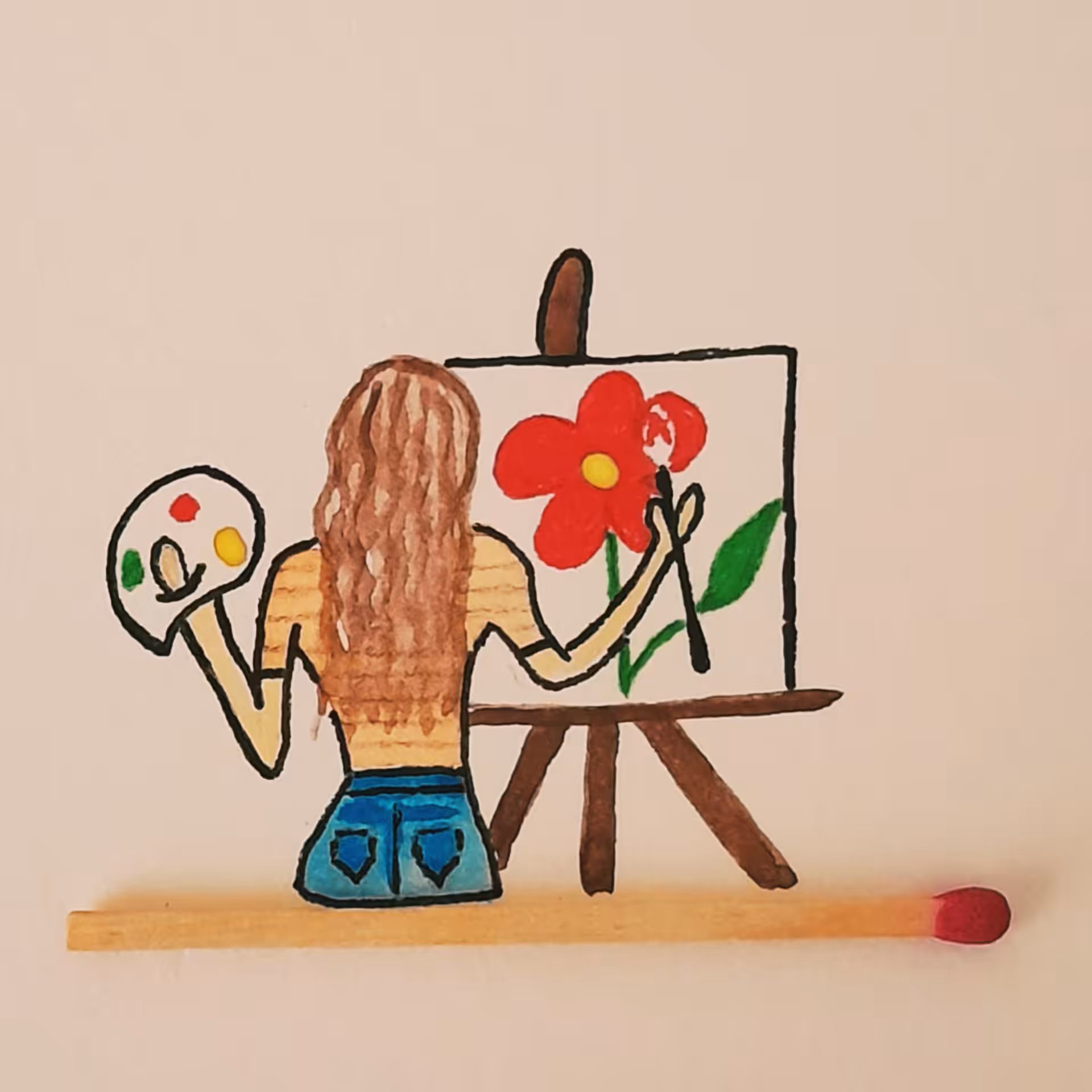 Painter's girl 3