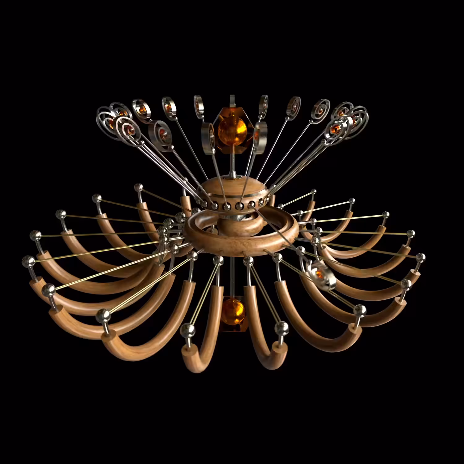 Spiralled Dulcimer (AV Hologram)