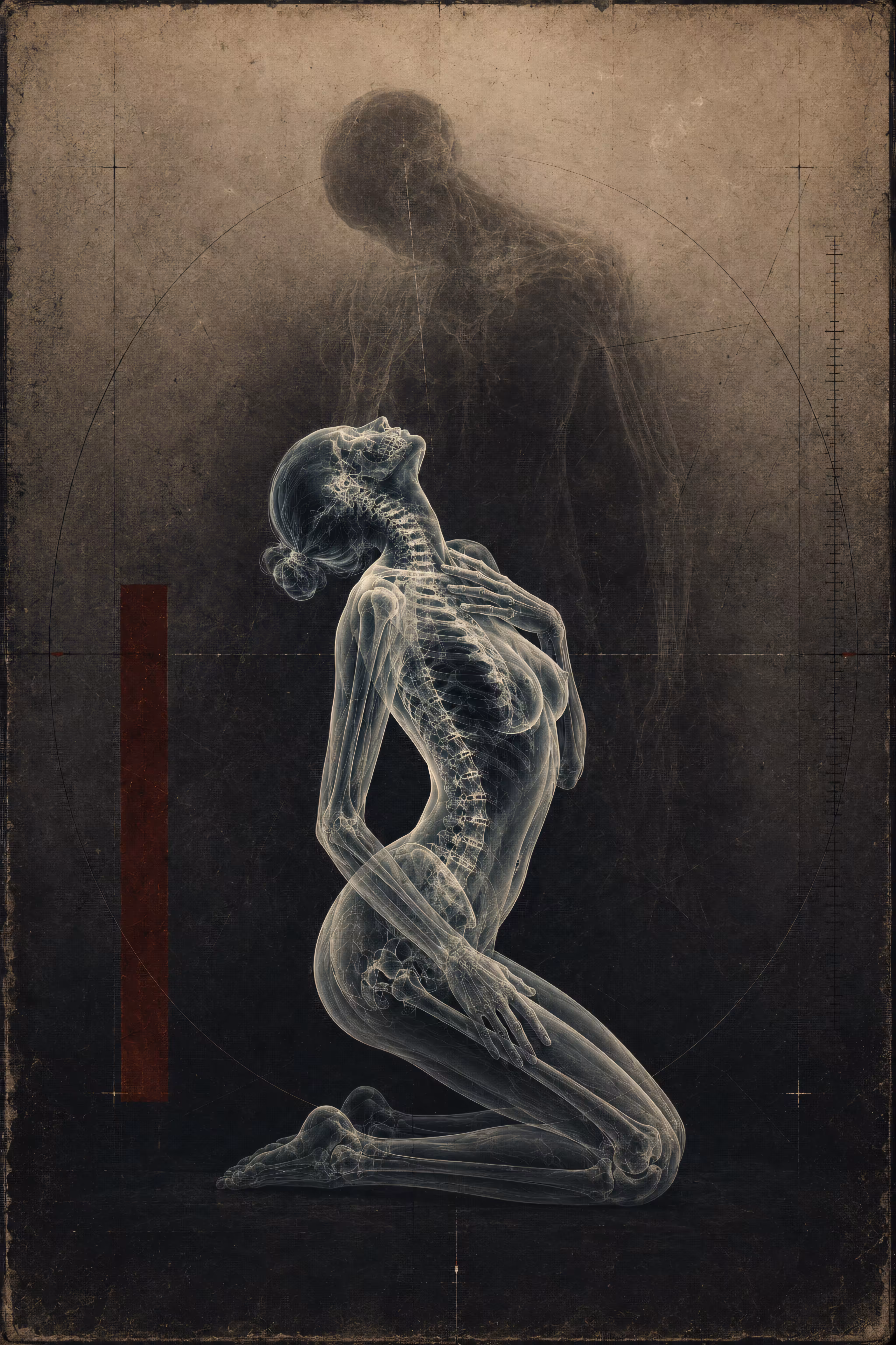 Kneeling Echo of the Archive
