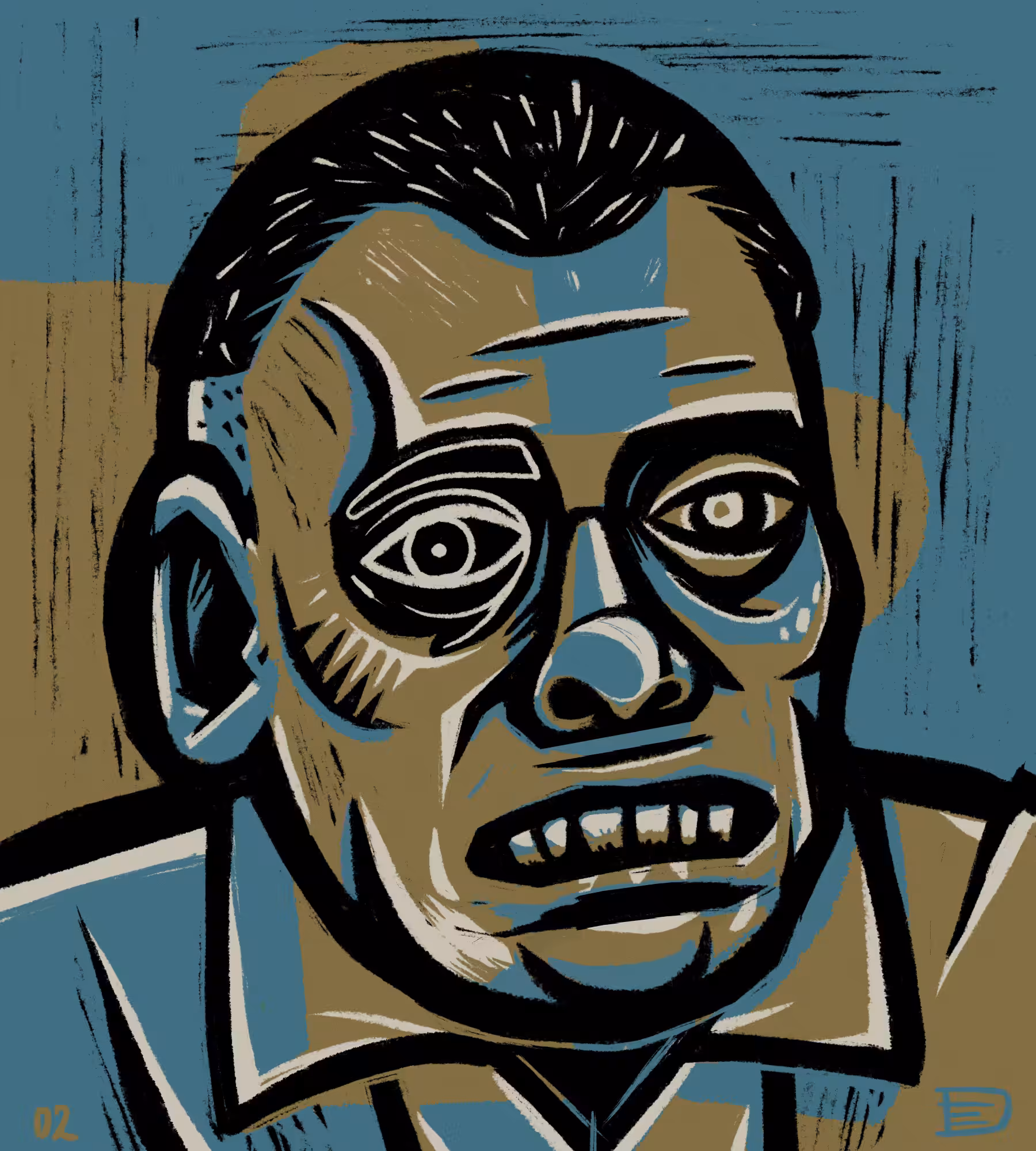 Engraved Portrait #02