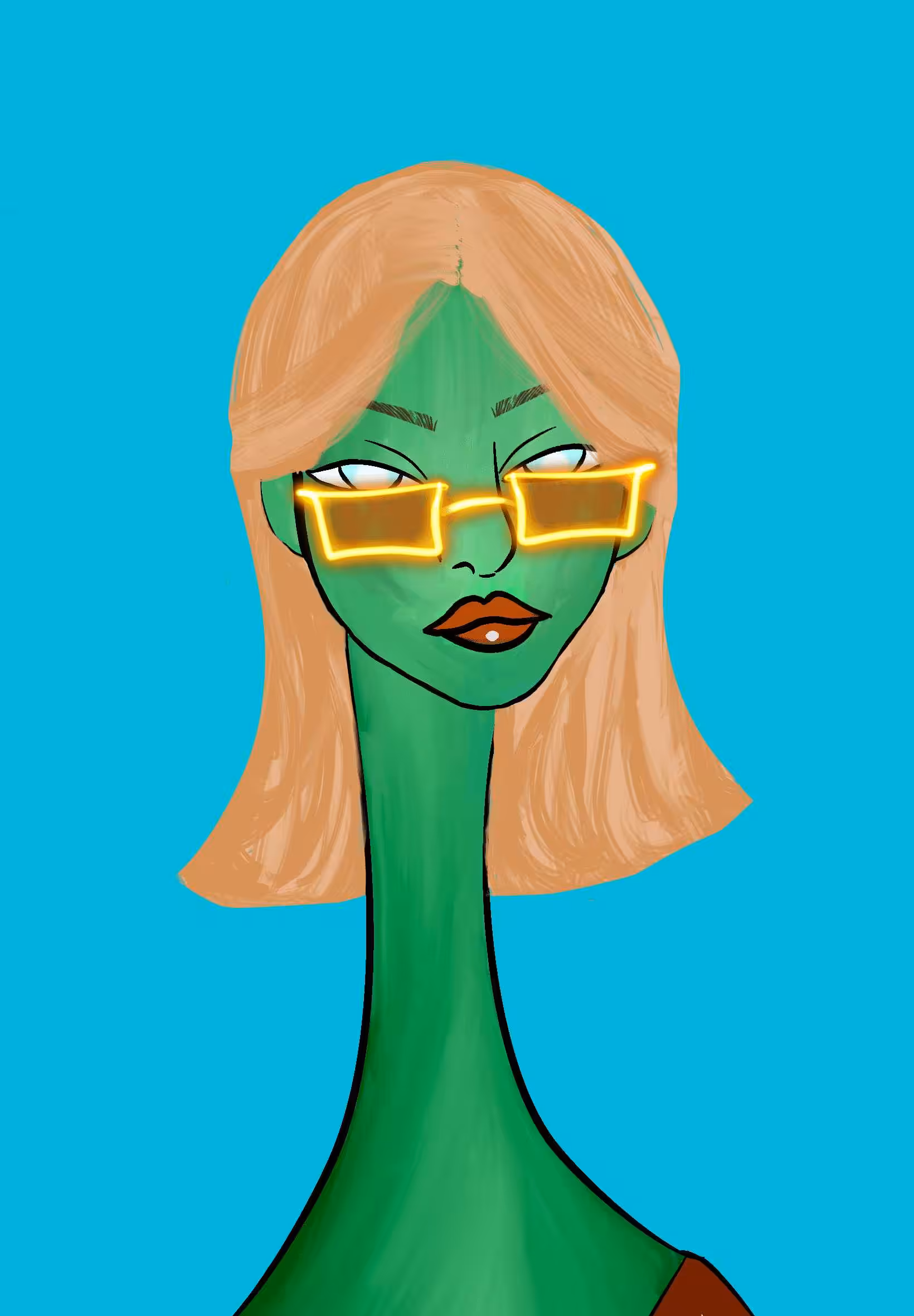 Long Neckie Ladies: Long Neckie Lady #207