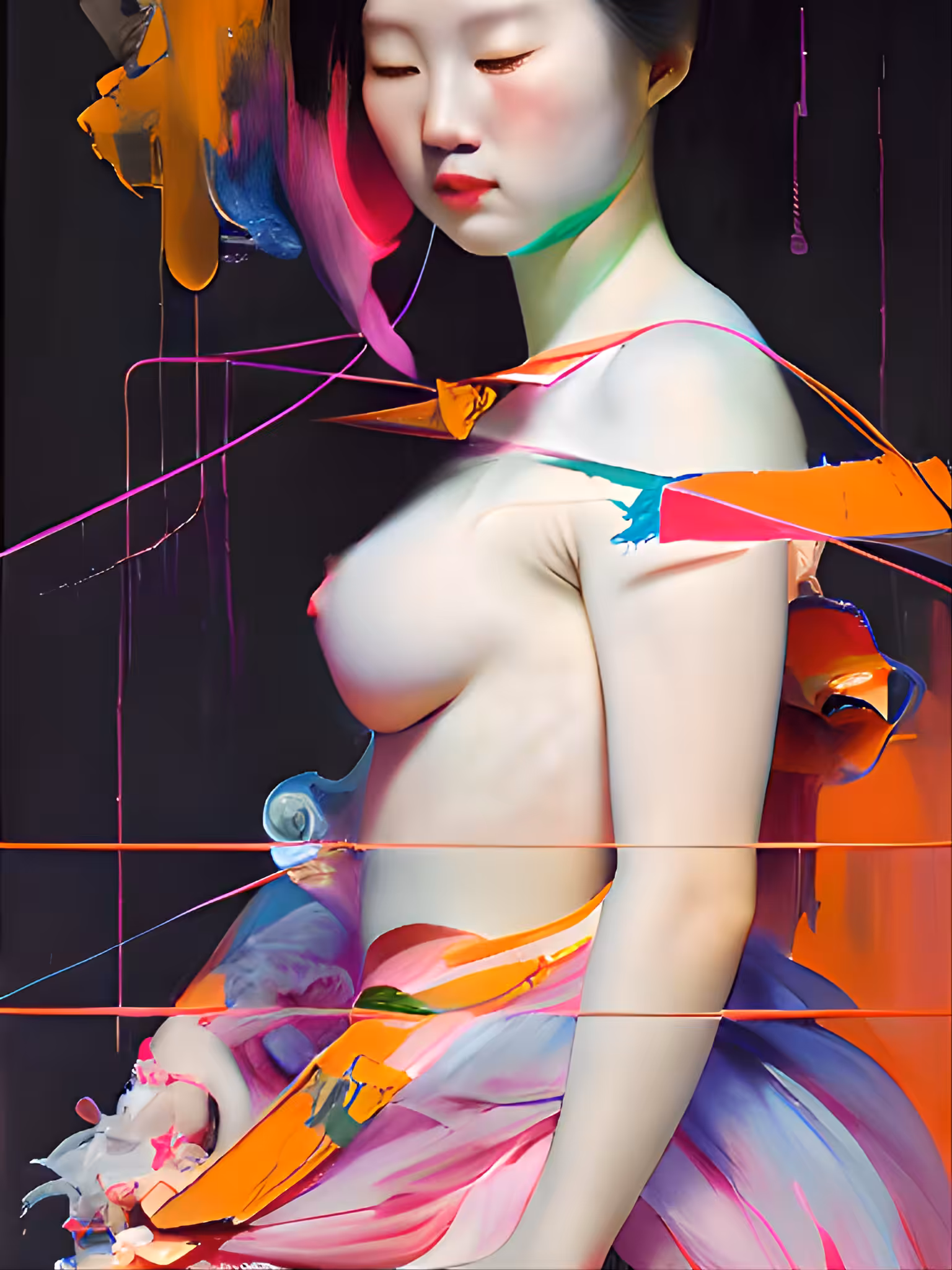 China Girl at the Moulin Rouge
