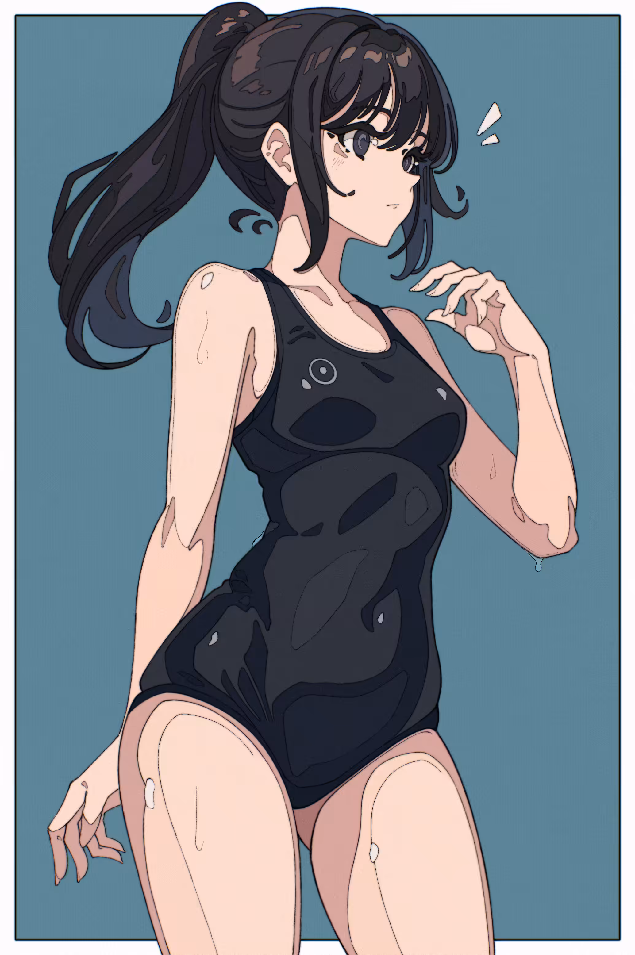 Out of the water