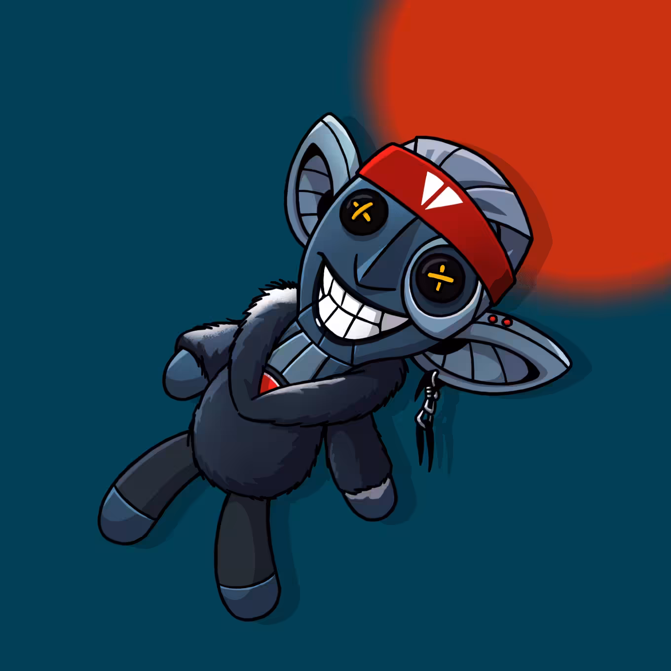 #5302 Sneaky Vampire Teddy