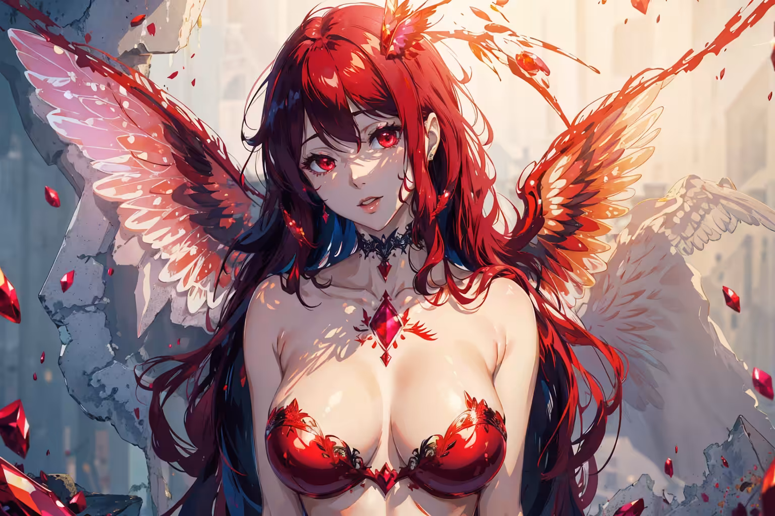 Divine ruby Angel ๐ซโค๏ธโ๐ฅ
