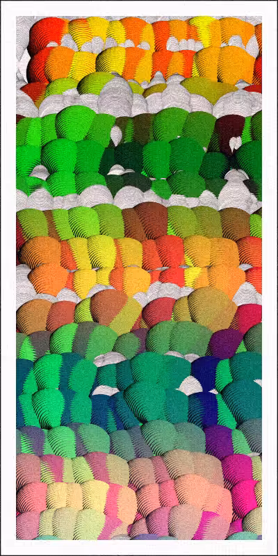 Balloon Field on Clouds #73