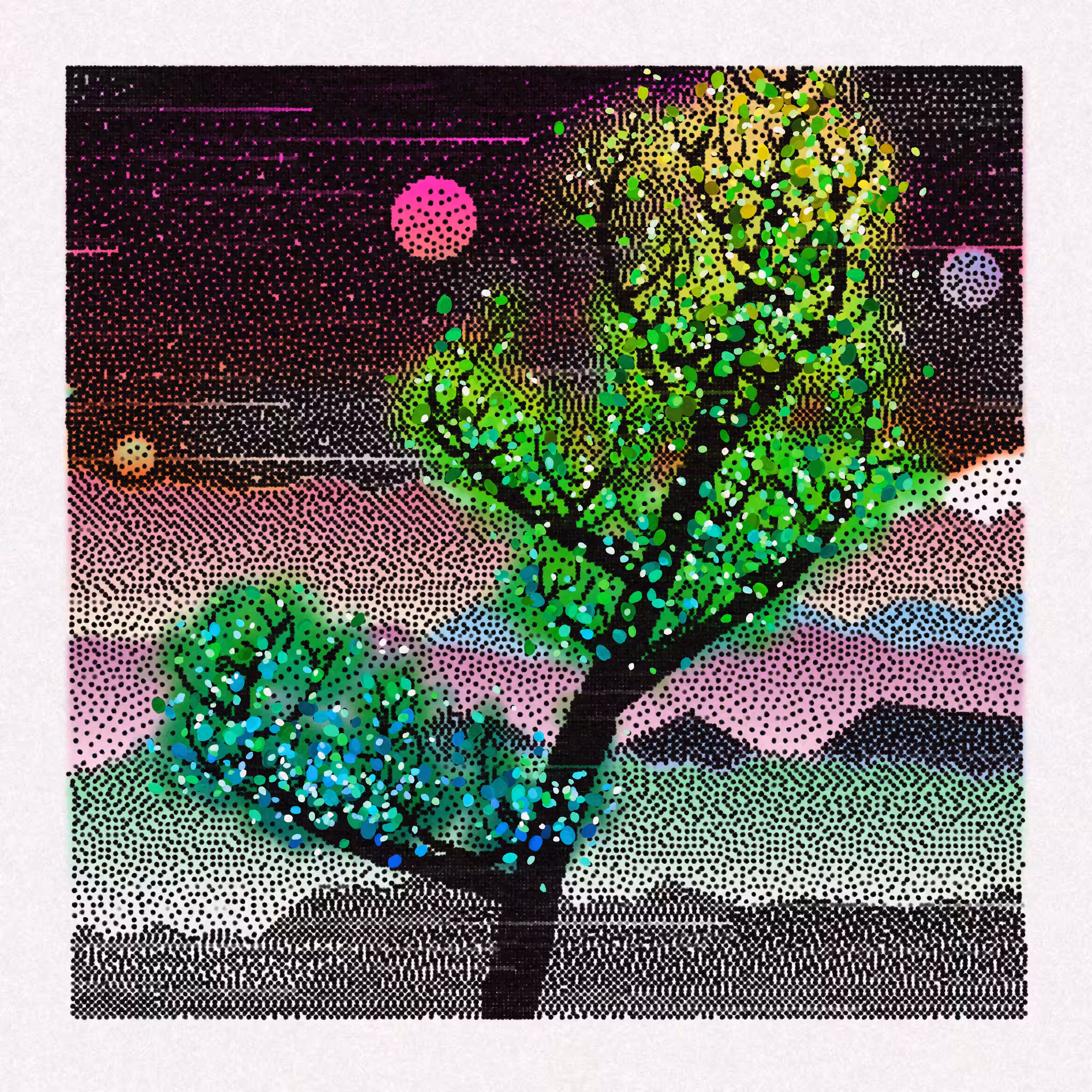 Dithered Branches #72