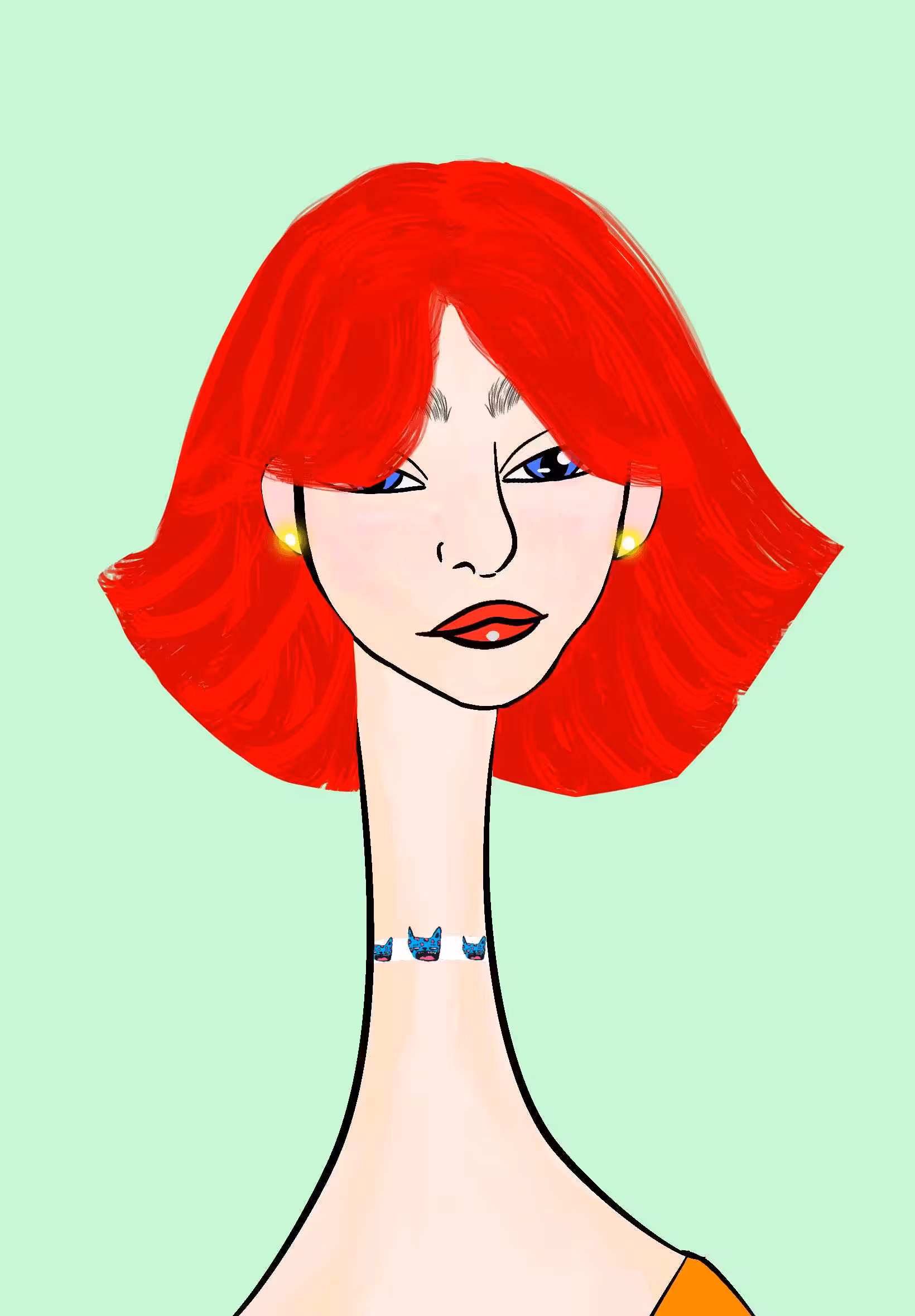 Long Neckie Ladies: Long Neckie Lady #1100